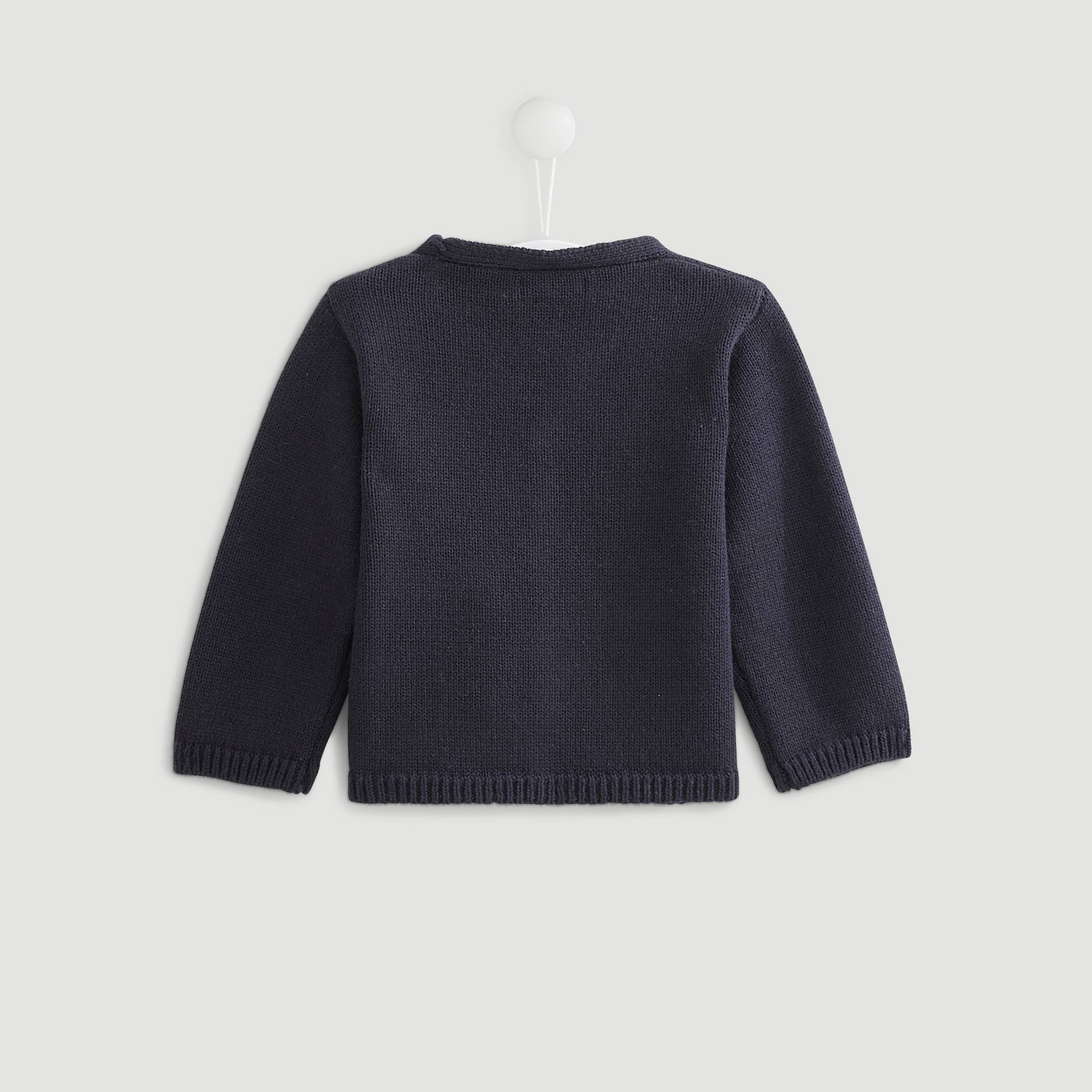 Gilet uni, Bleu marine, large image number 1