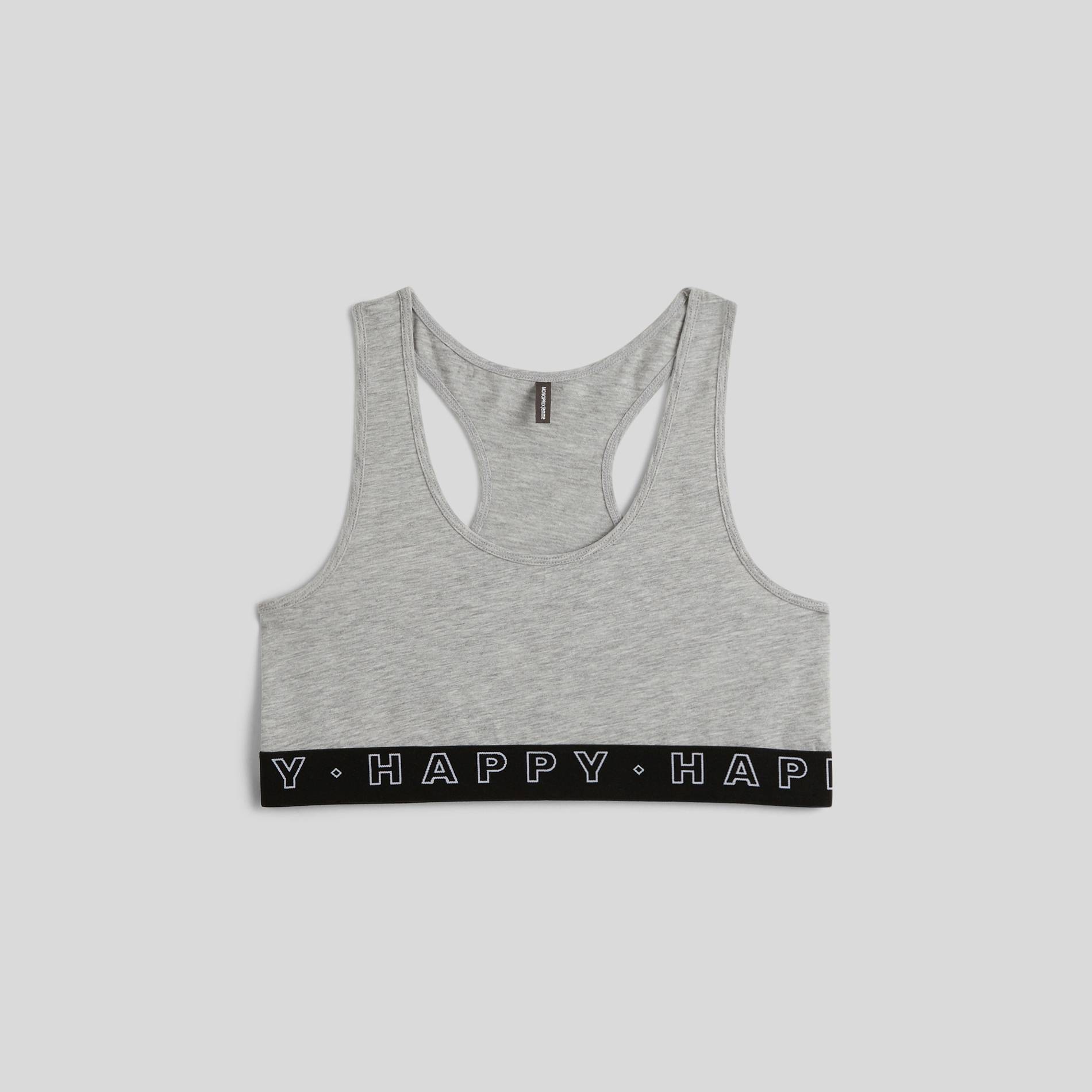 Brassière en coton BIO, Gris clair, large image number 0