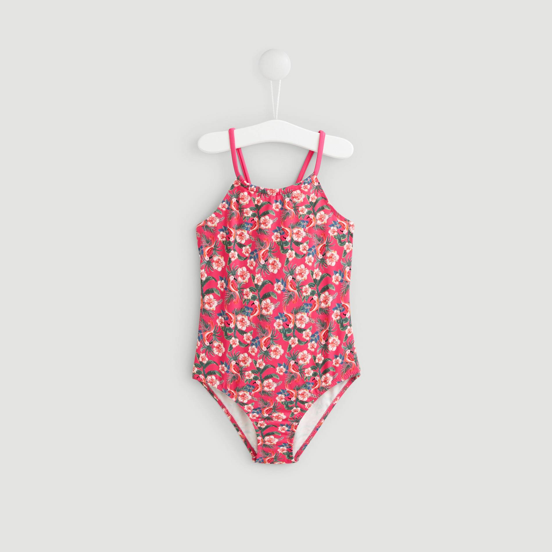 Maillot de bain 1 pièce tropical, Bois de rose, large image number 0