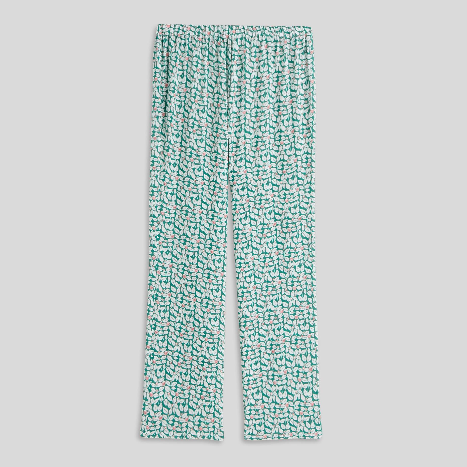 Pantalon imprimé, Vert, large image number 1.0
