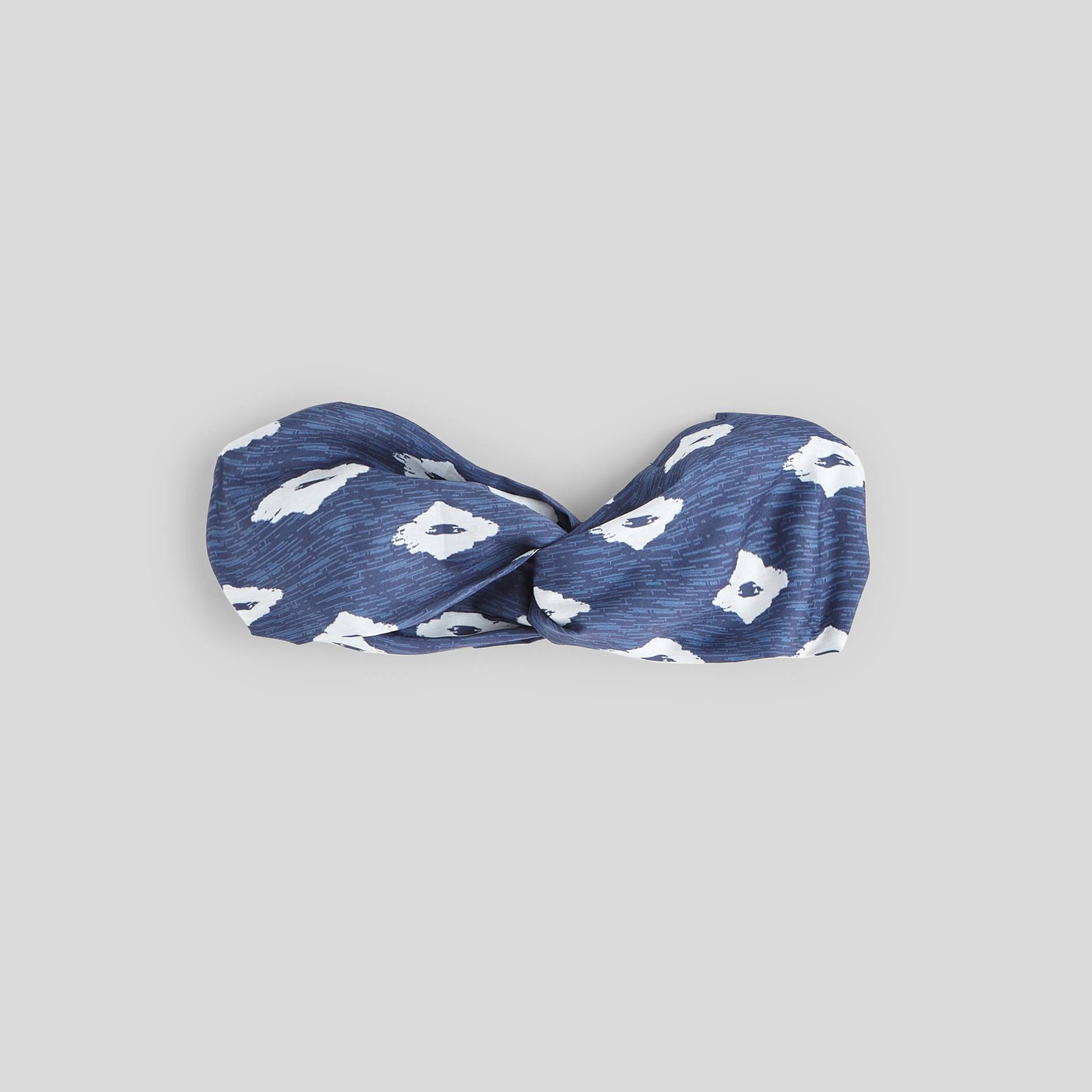 Bandeau de tête en coton, Bleu marine, large image number 0
