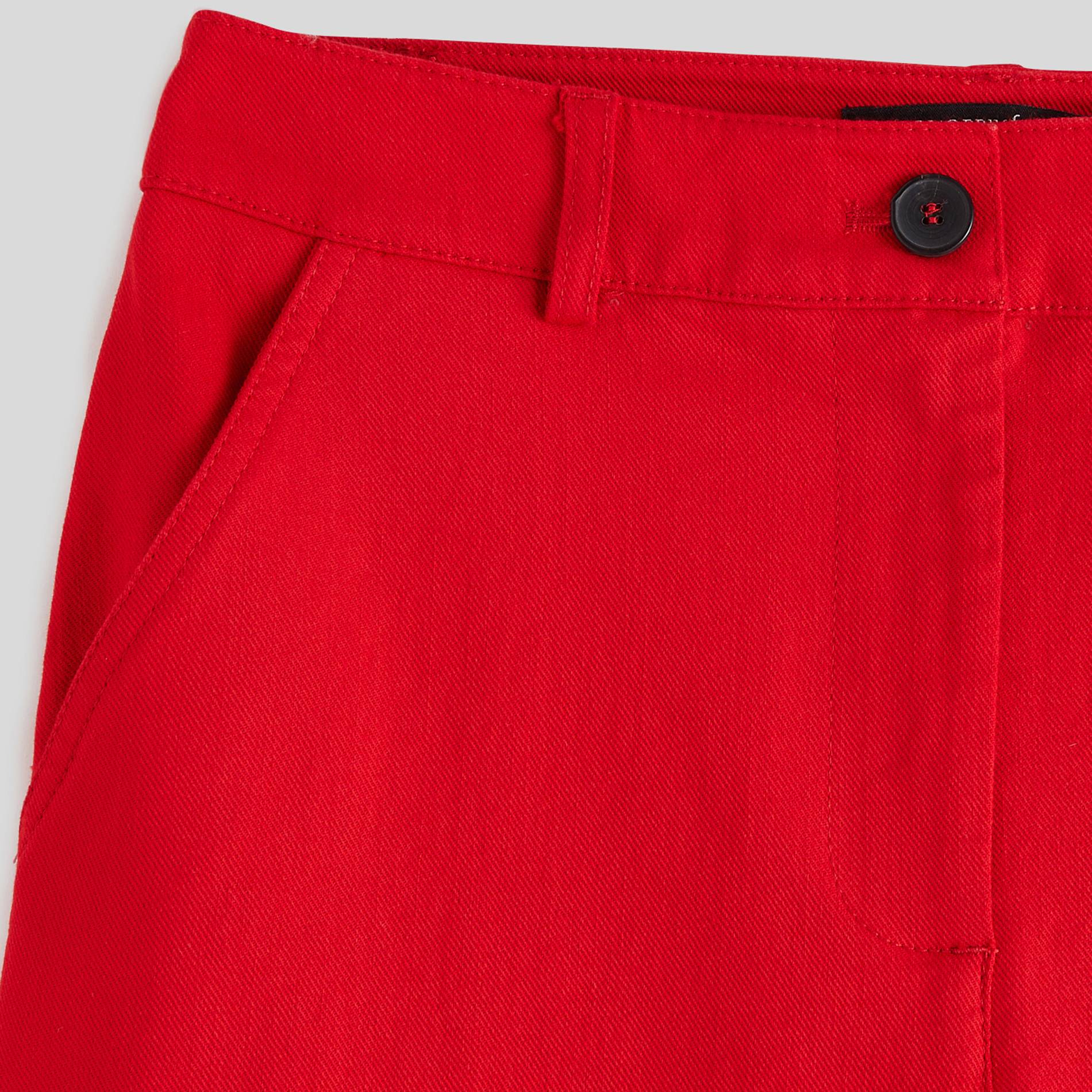 Pantalon droit, Carmin, large image number 2