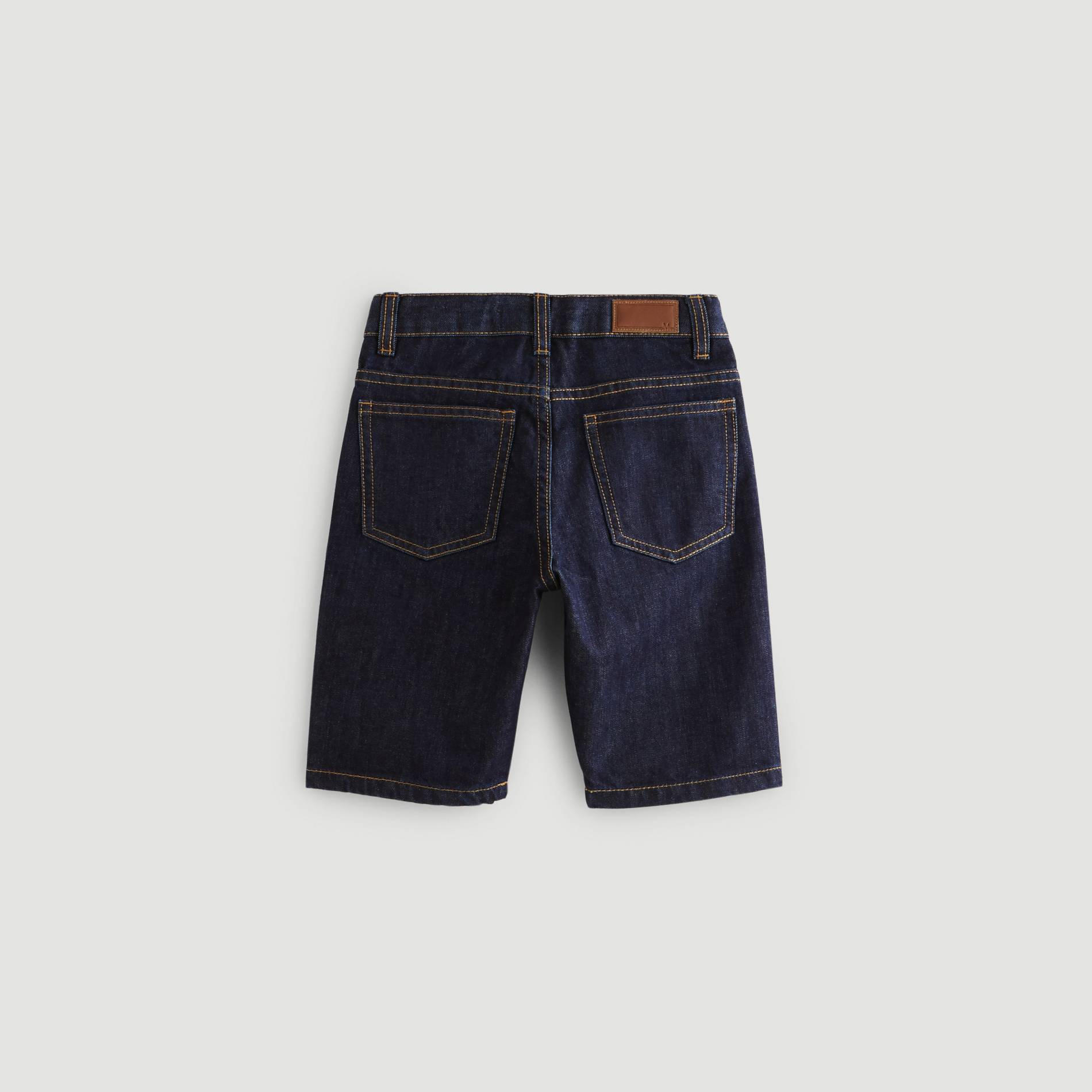 Bermuda denim en coton BIO, Bleu, large image number 1