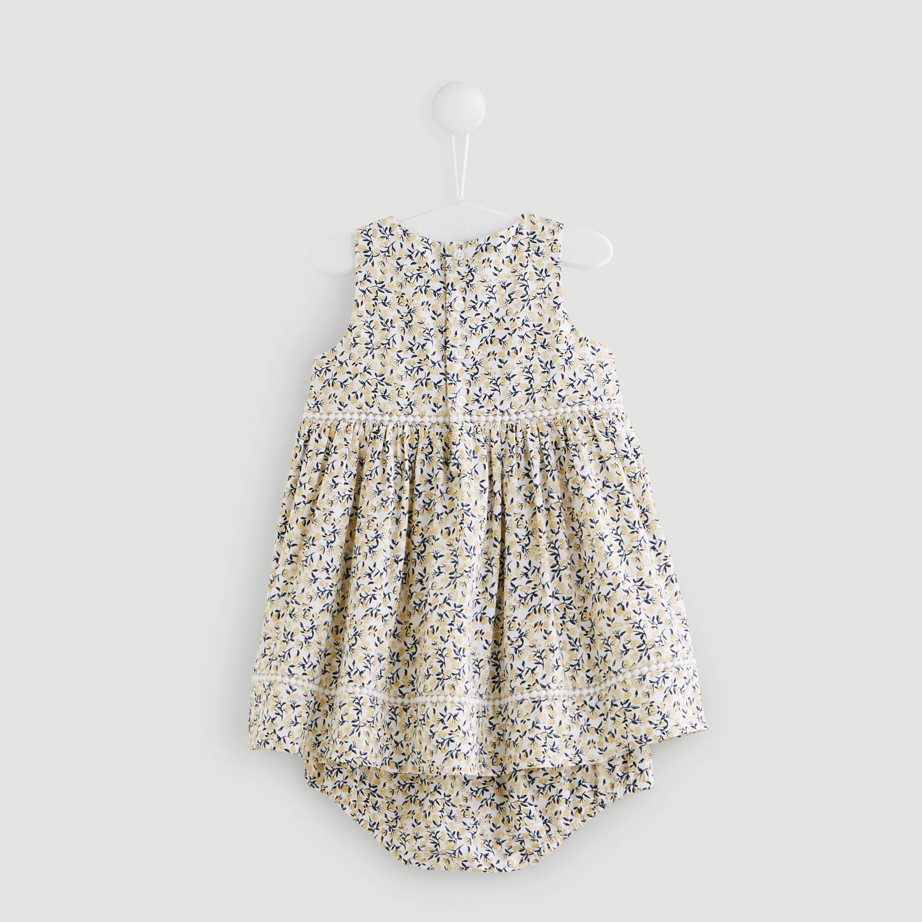 Robe imprimée, Blanc, large image number 1