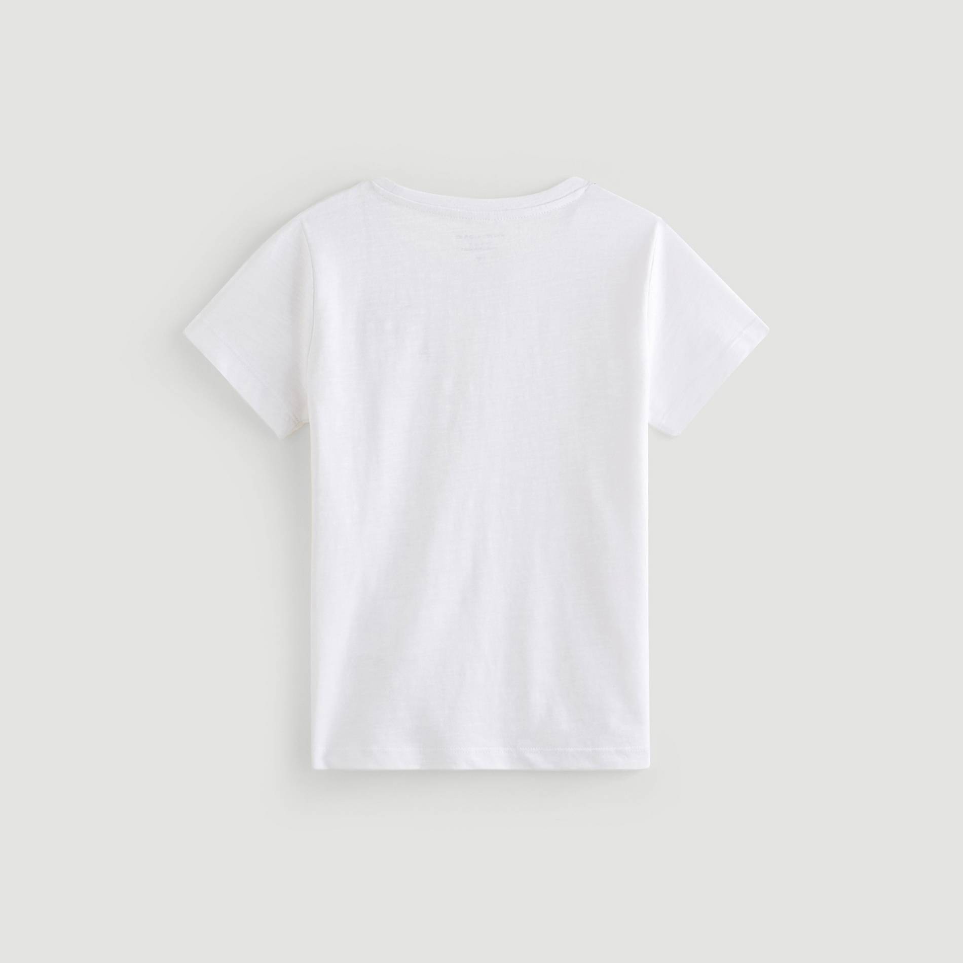 T-shirt manches courtes, Blanc, large image number 1