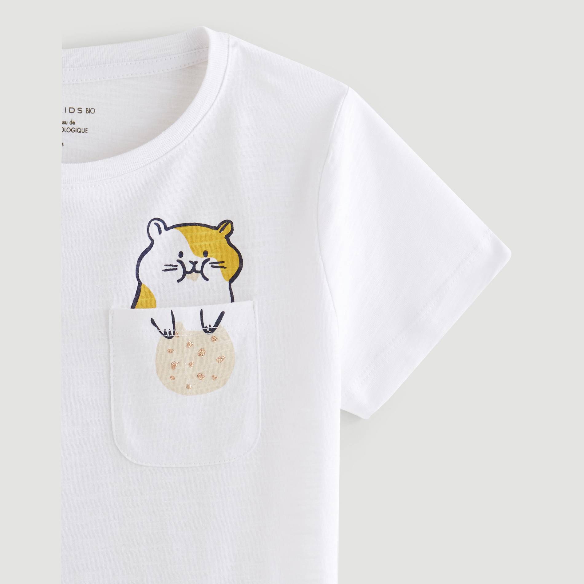 T-shirt manches courtes, Blanc, large image number 2