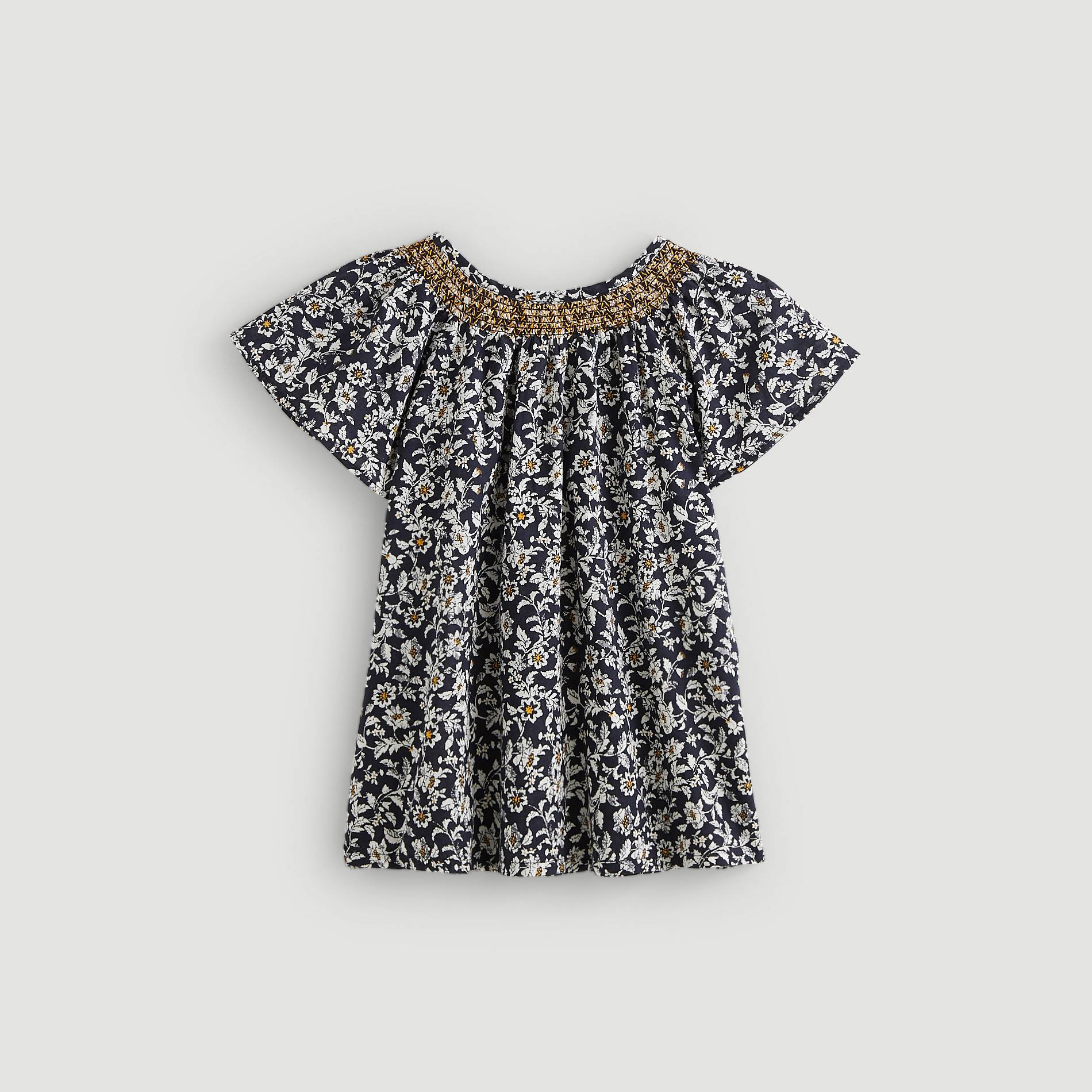 Blouse imprimée, Bleu marine, large image number 1