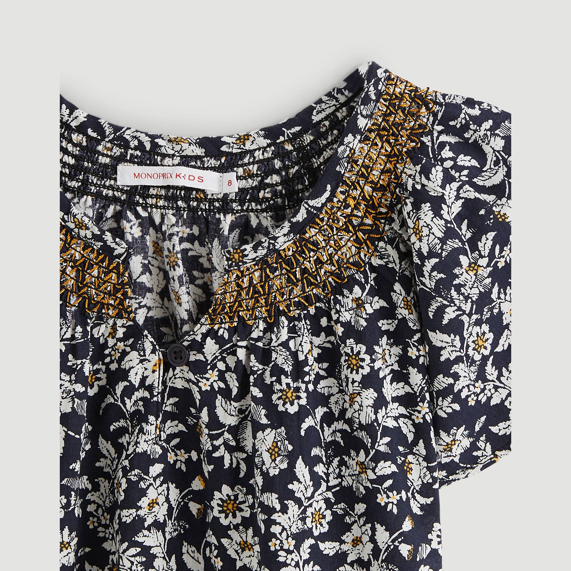Blouse imprimée, Bleu marine, large image number 2.0