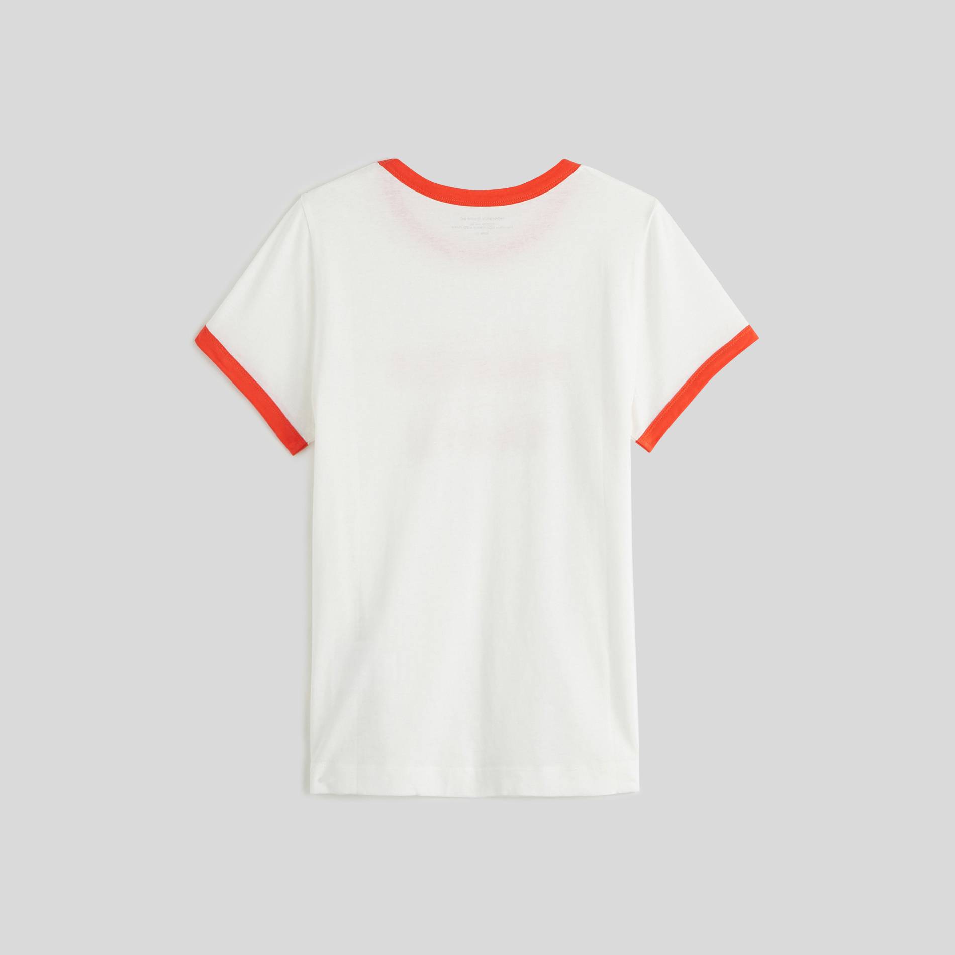 T-shirt à message en coton BIO, Ecru, large image number 1