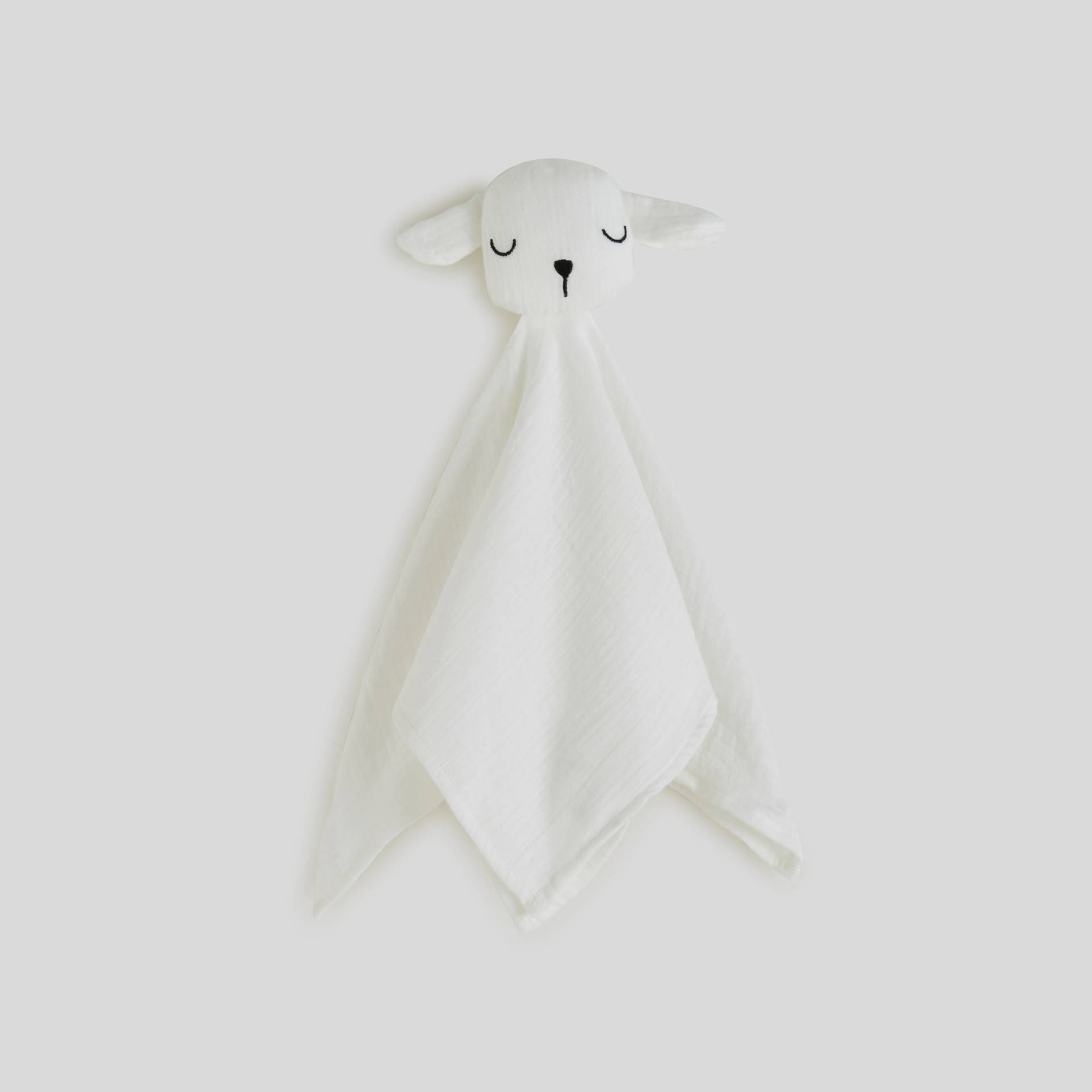 Doudou mouton en tissu, Ecru, large image number 0