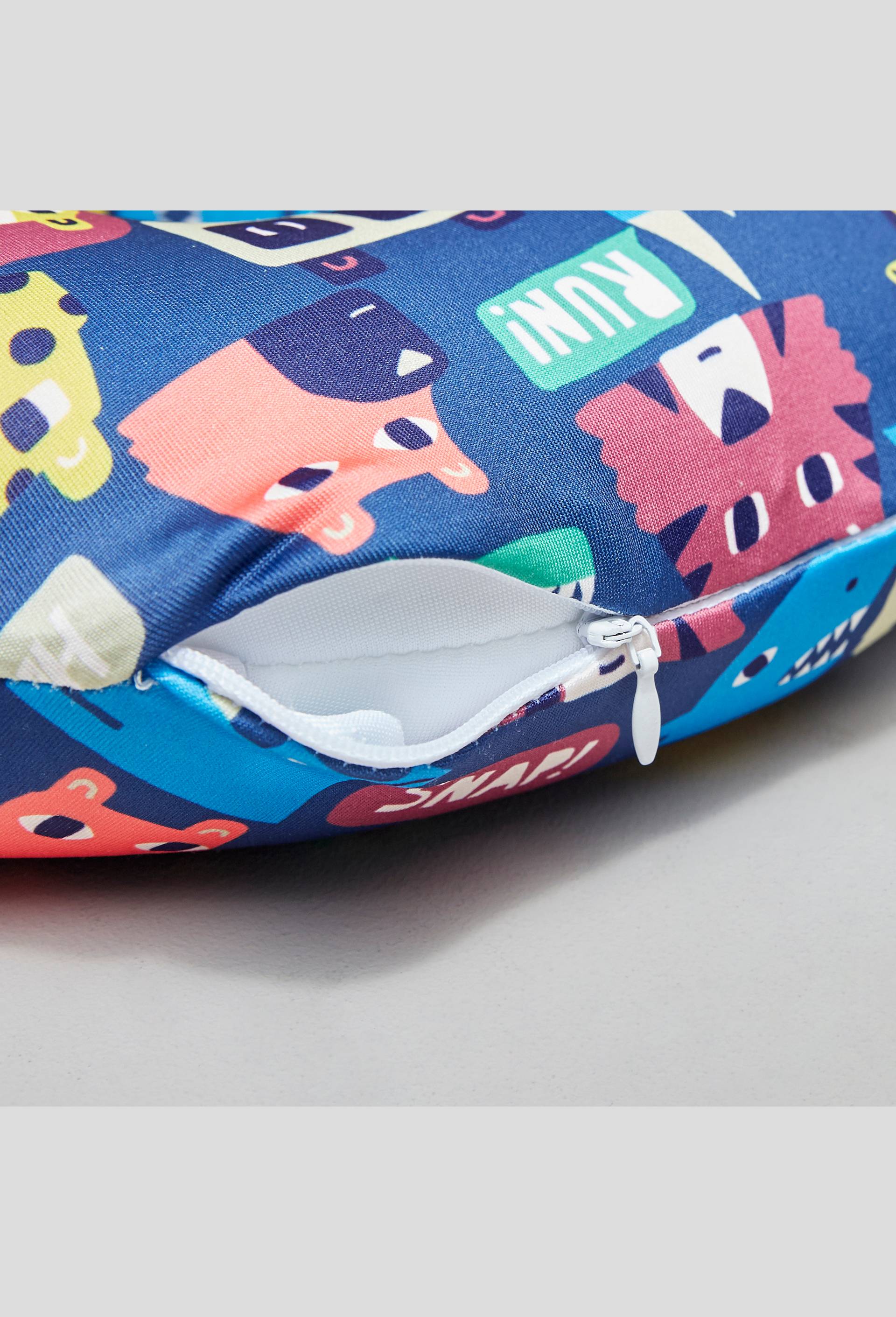 Tour de cou enfant, bleu, 27 x 8 x 26 cm, 93% polyester 7% spandex, Bleu foncé, large image number 1