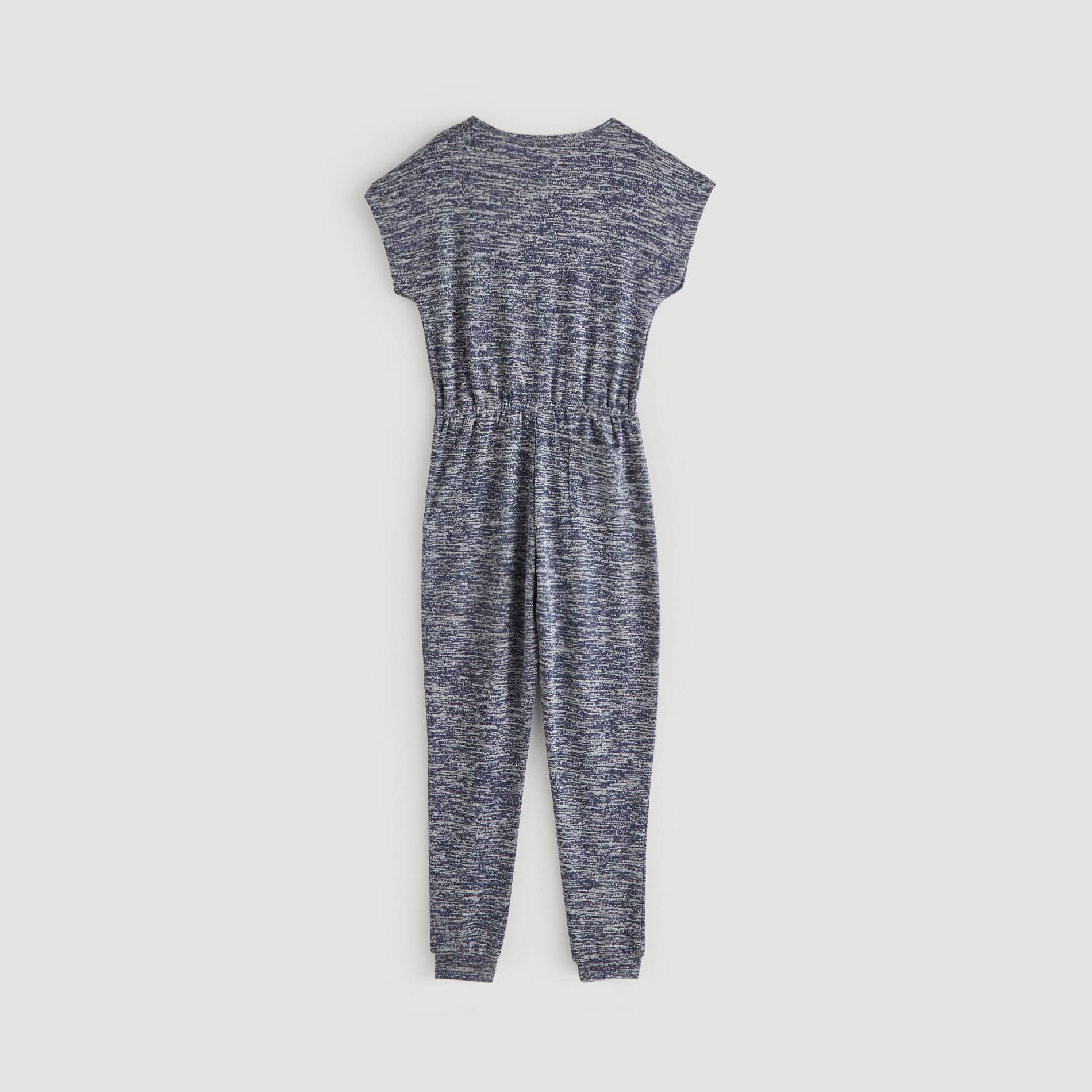 Combipantalon bi-matières, Bleu marine, large image number 2
