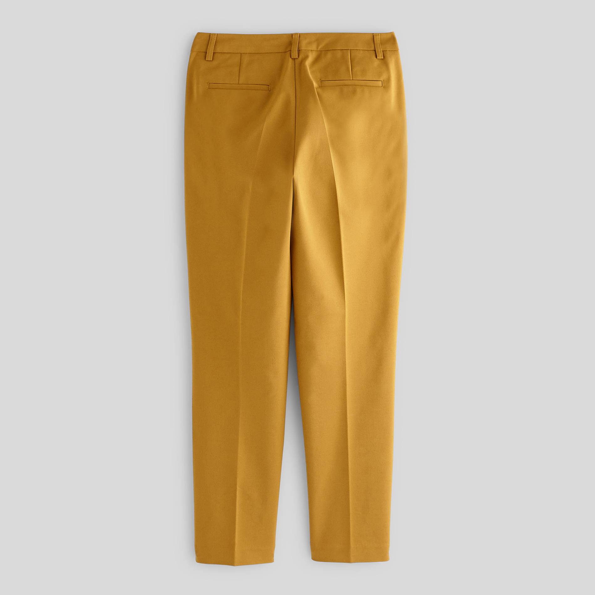 Pantalon pli cassé, Moutarde, large image number 1.0