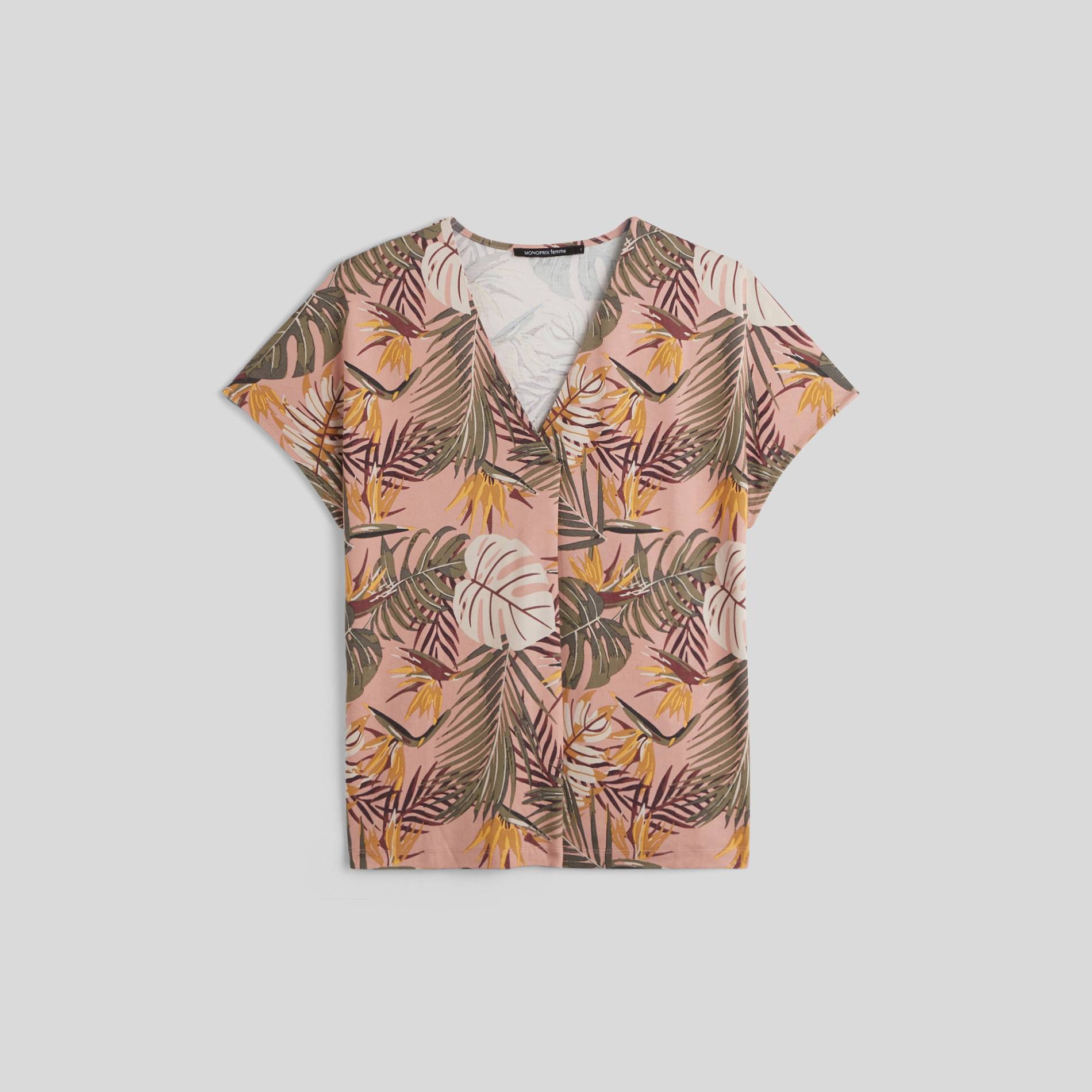 T-shirt imprimé, Bois de rose, large image number 0