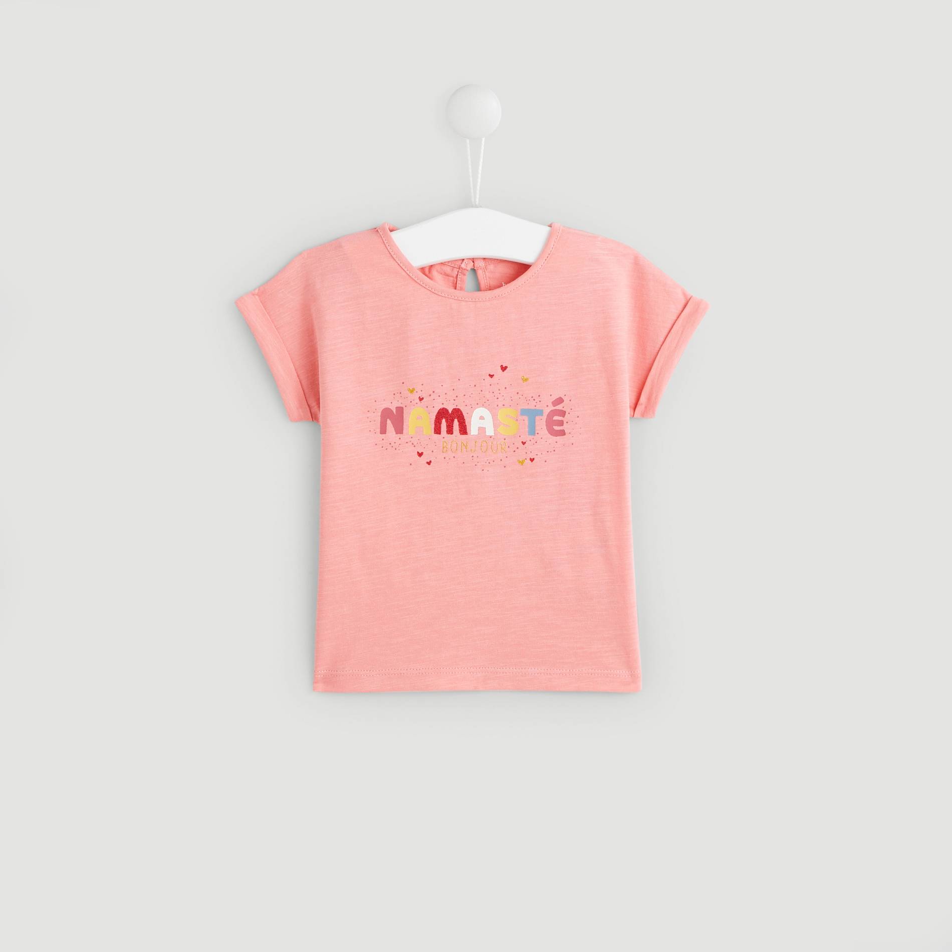 T-shirt en coton BIO, Rose, large image number 0