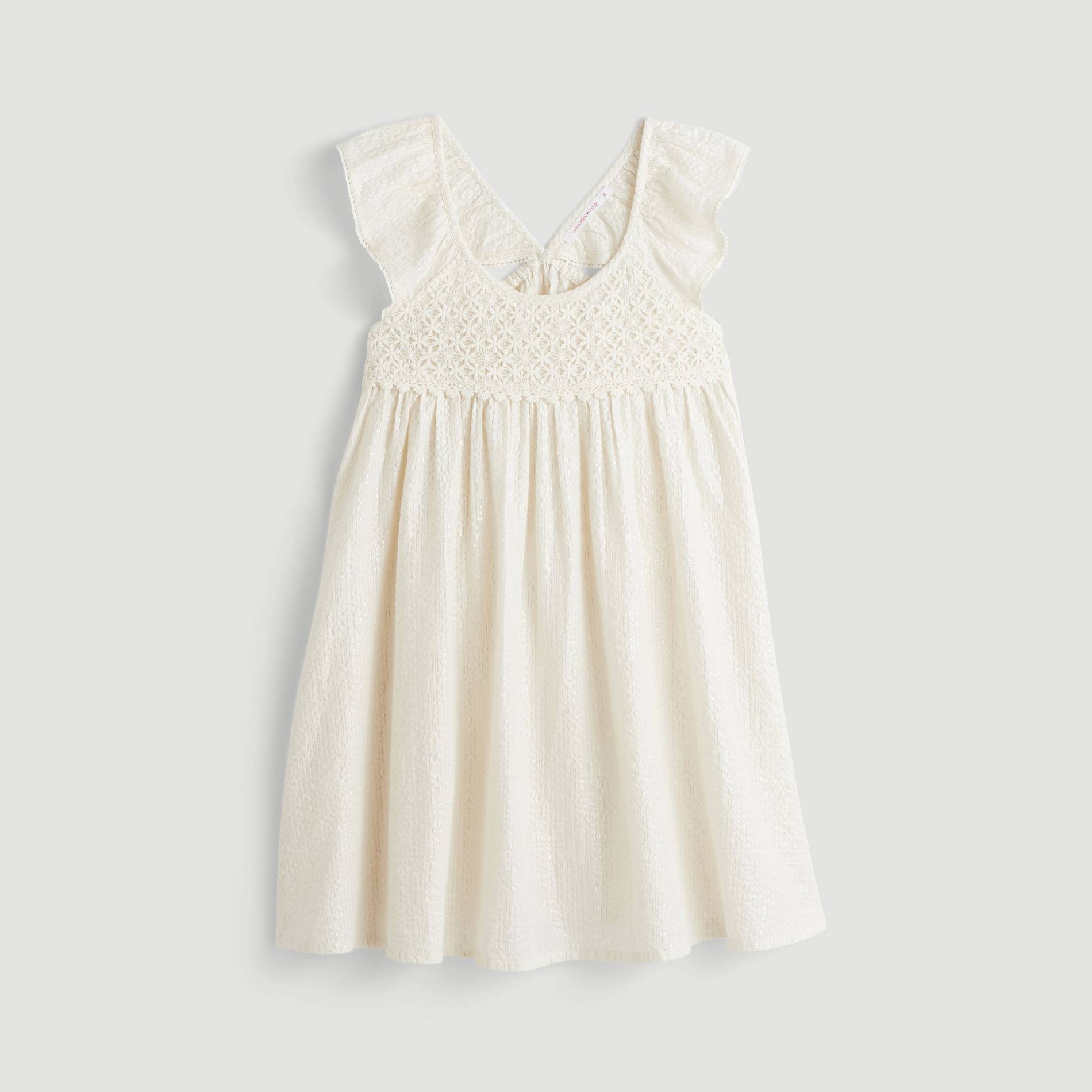 Robe lurex, Blanc, large image number 0