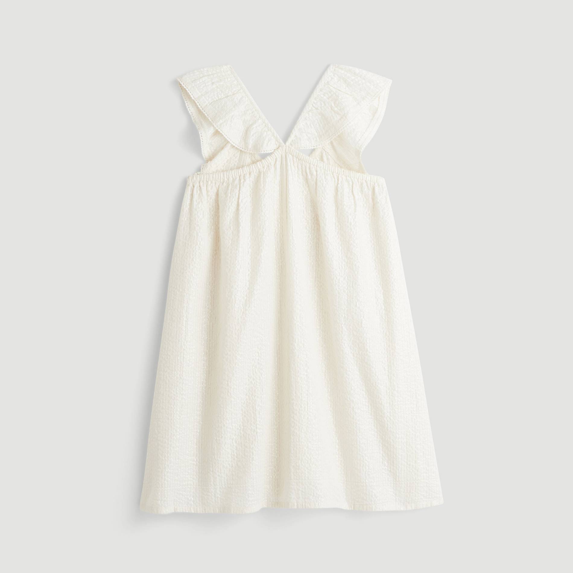 Robe lurex, Blanc, large image number 1