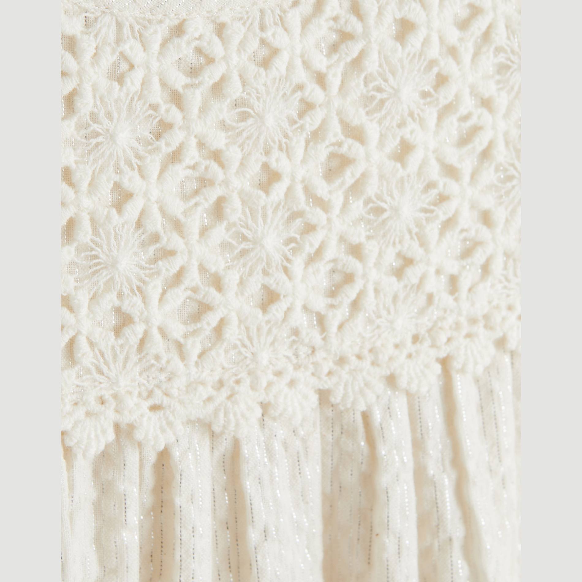 Robe lurex, Blanc, large image number 2