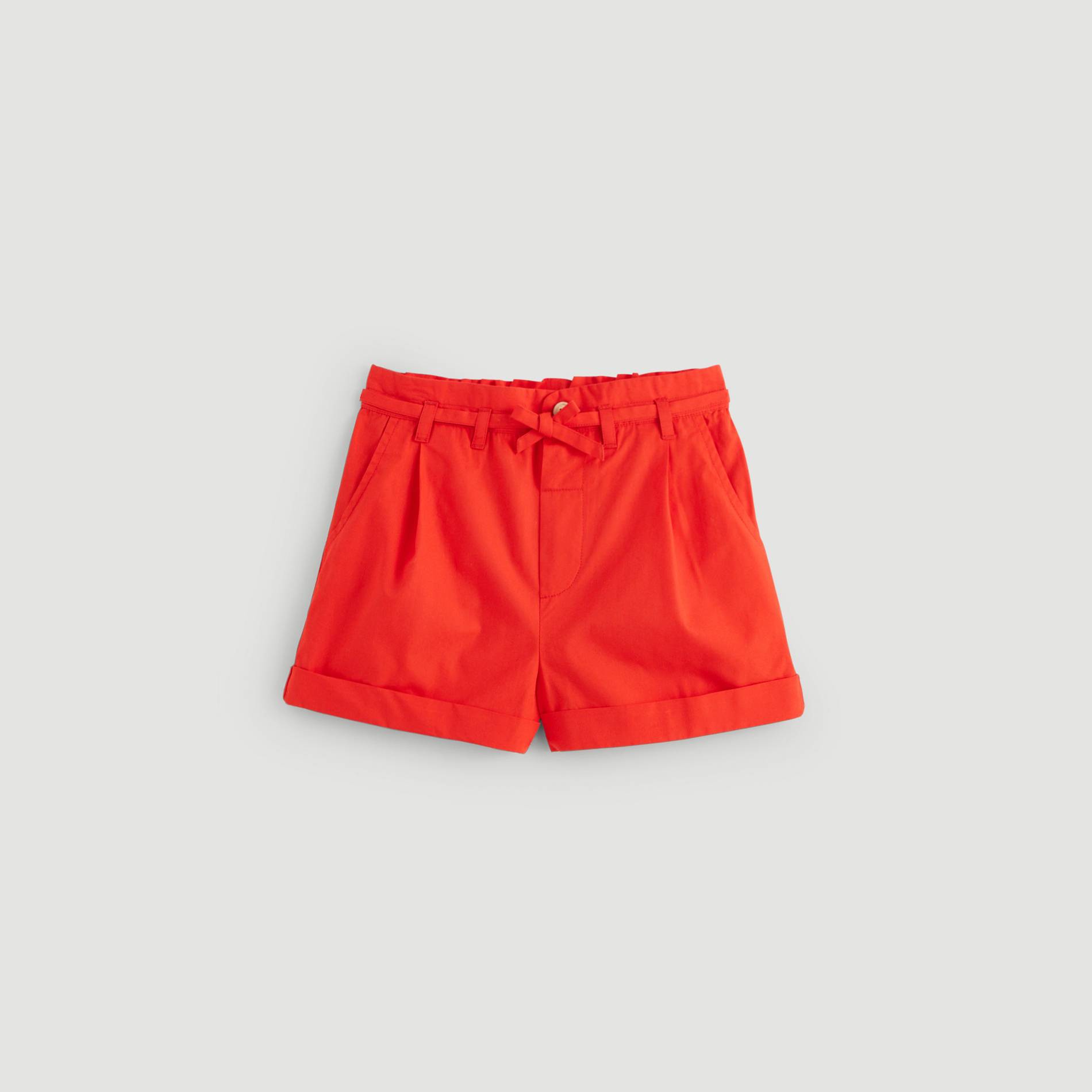 Short popeline, Caramel, large image number 0