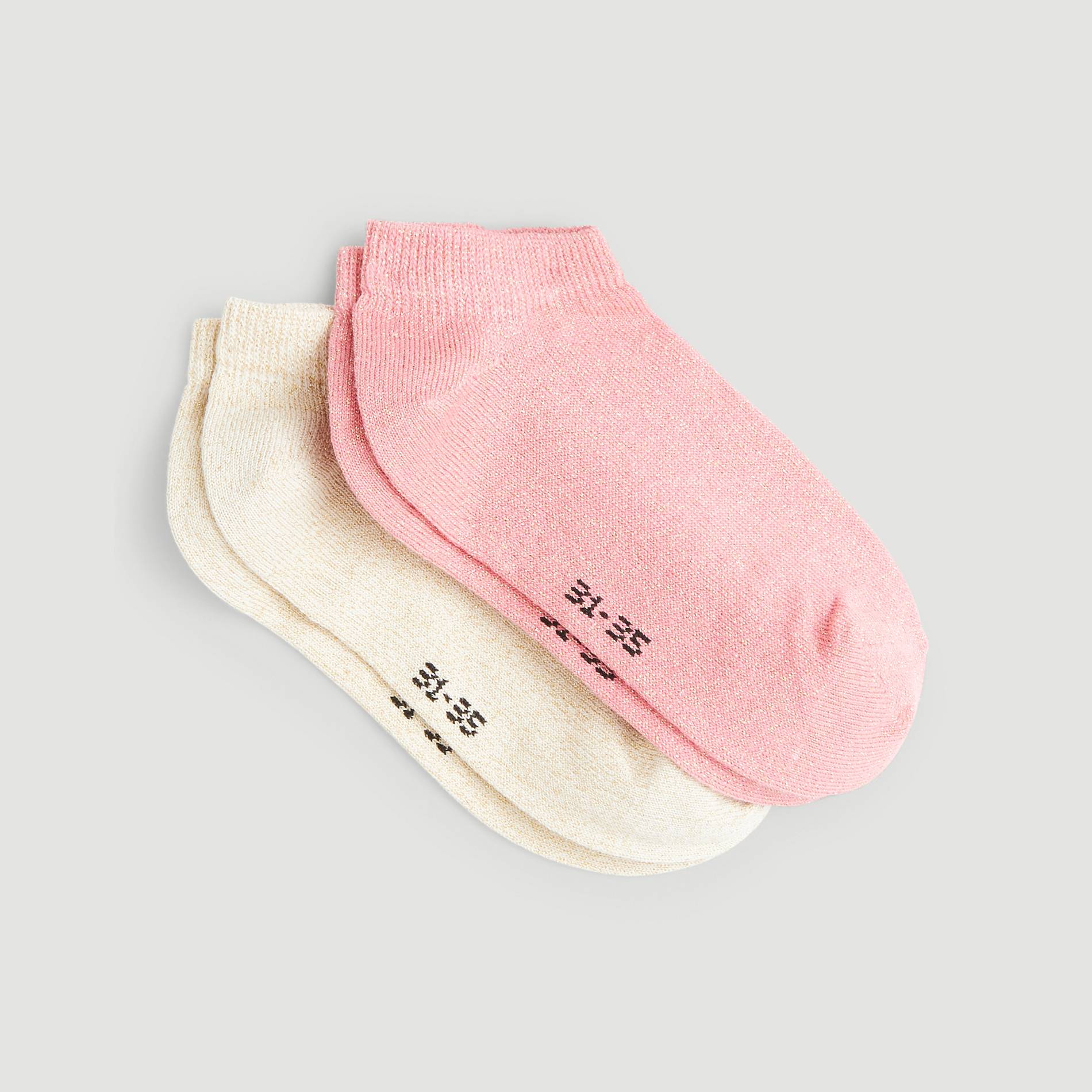 Lot de paires de chaussettes brillantes, Rose, large image number 0