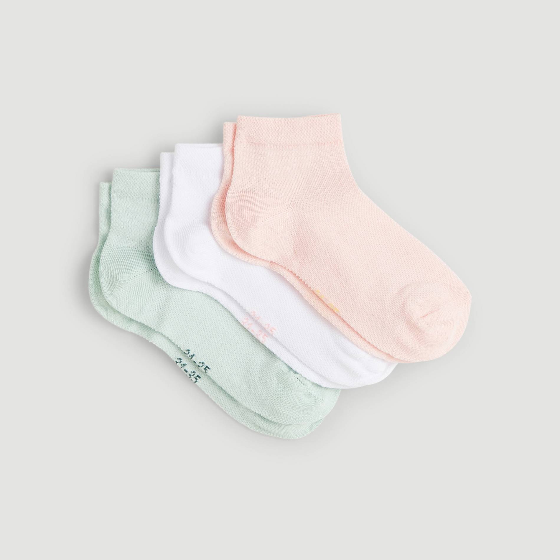 Lot de 3 paires de socquettes, Blanc, large image number 1