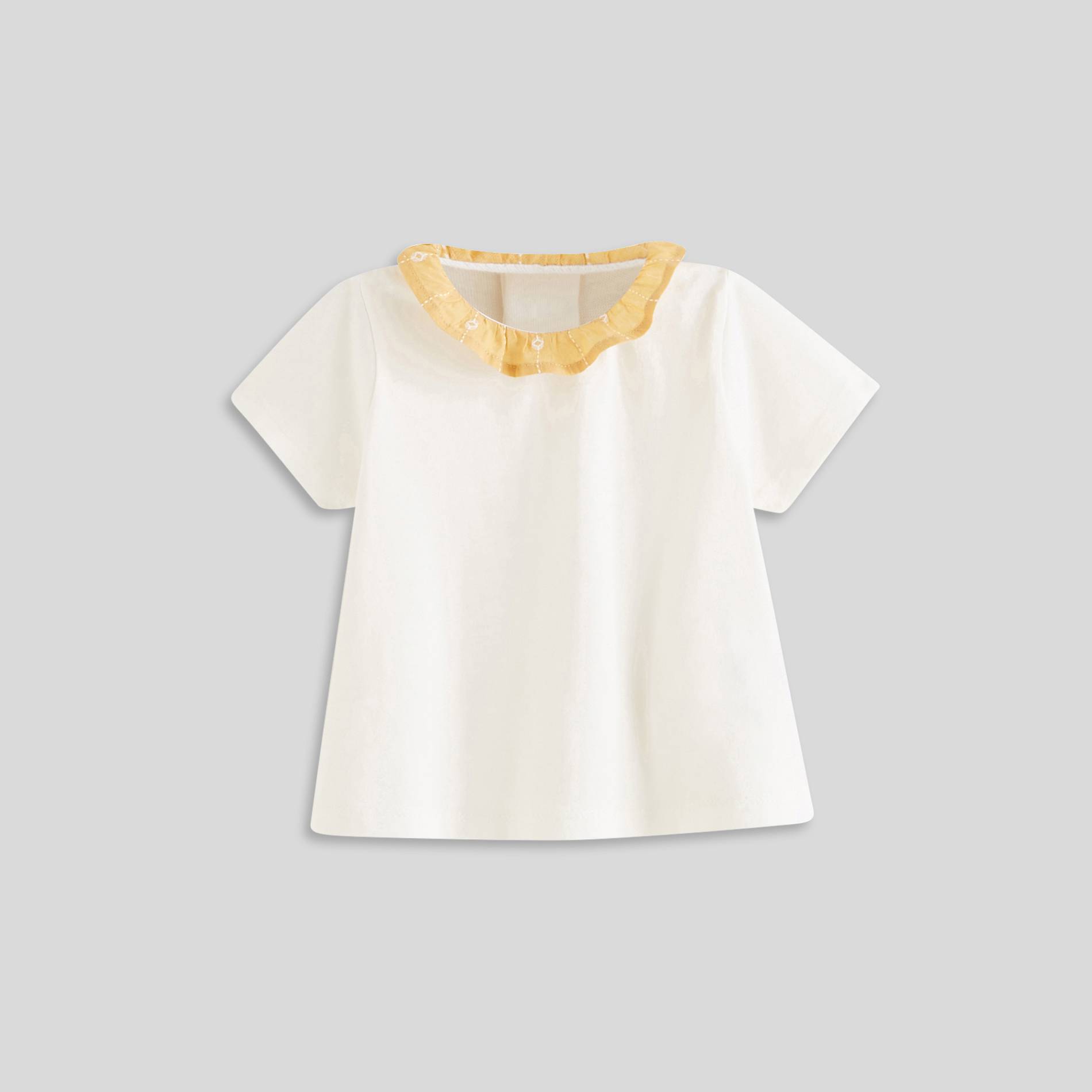 Blouse manches courtes, Maïs, large image number 0.0