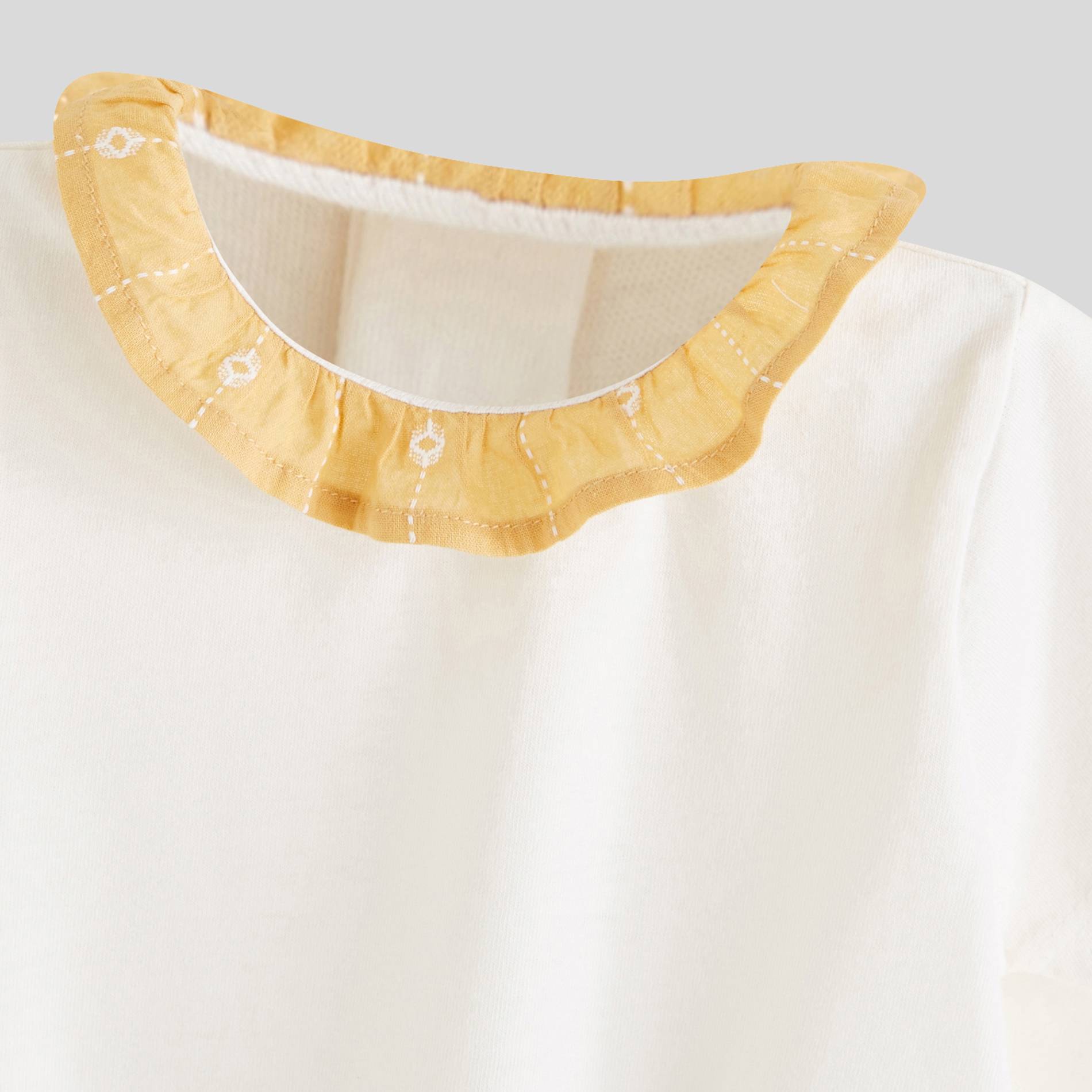 Blouse manches courtes, Maïs, large image number 2