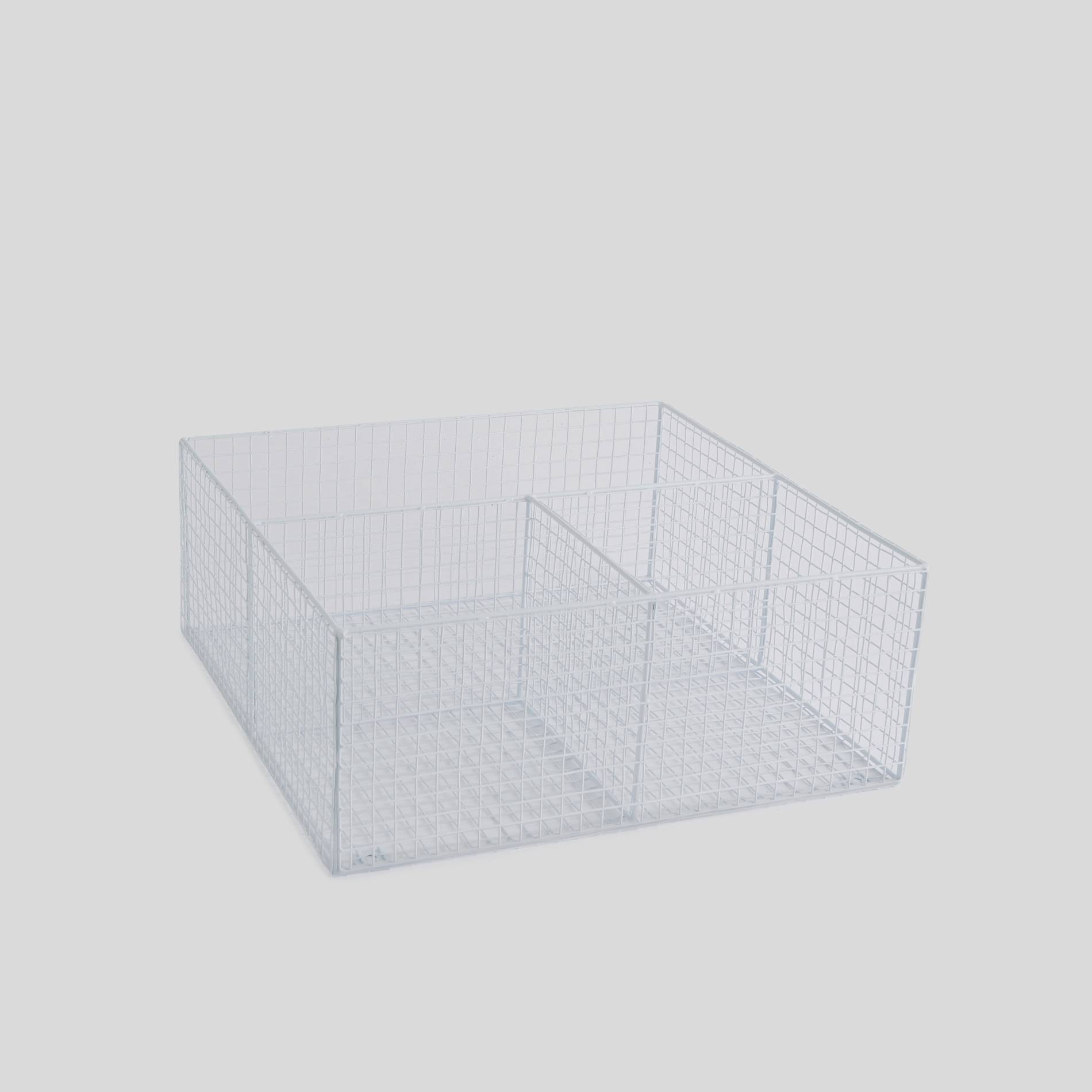 Etag&egrave;re en m&eacute;tal filaire, Blanc, large image number 0