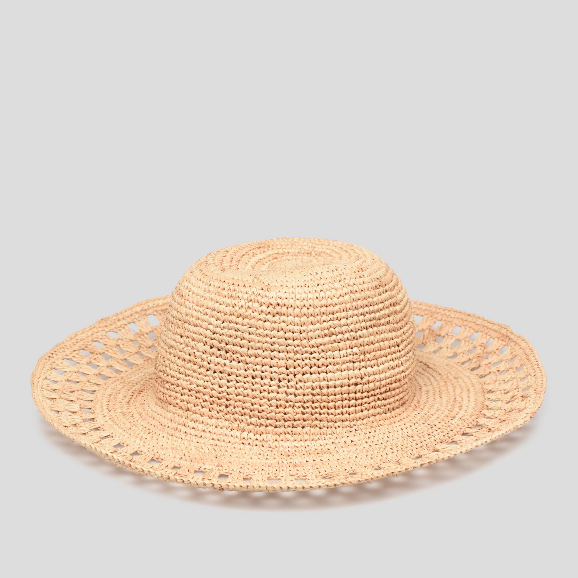 Chapeau en raphia, Coquille, large image number 0