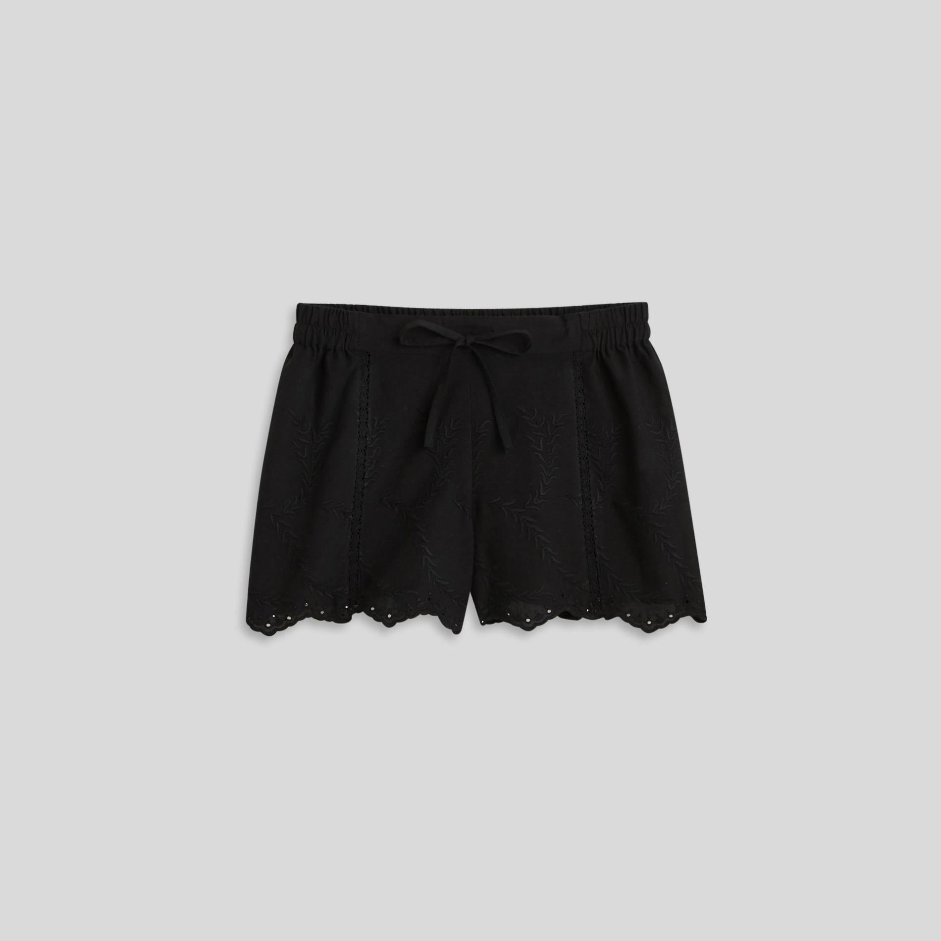 Short en coton BIO, Noir, large image number 0