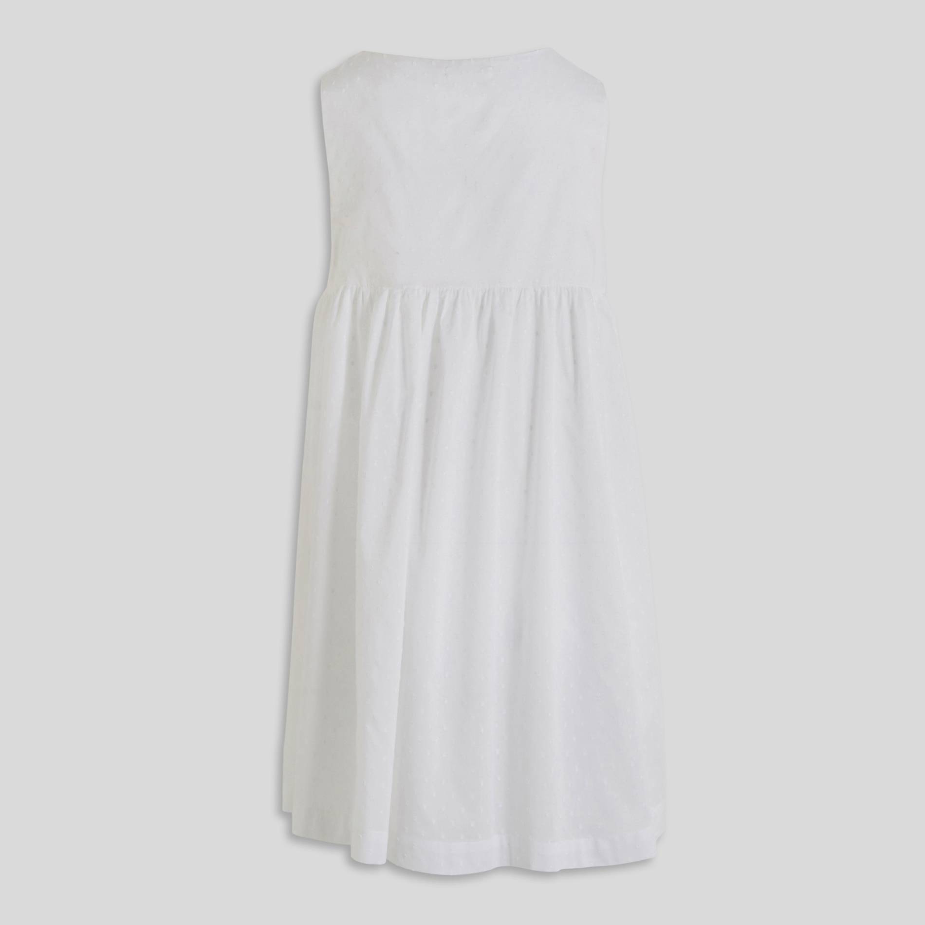 Chemise de nuit plumetis en coton BIO, Blanc, large image number 1.0