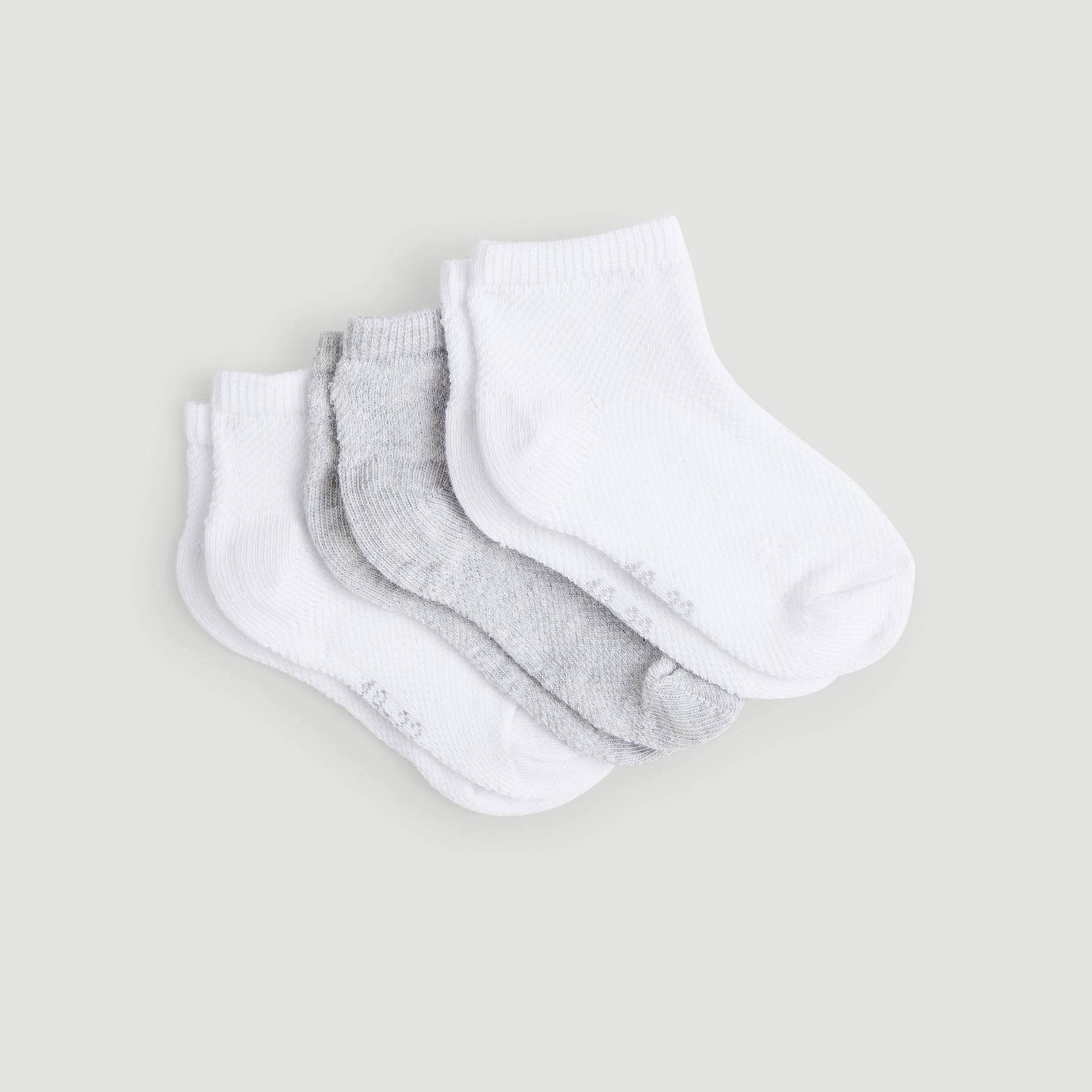 Lot de 3 paires de socquettes, Gris moyen, large image number 0