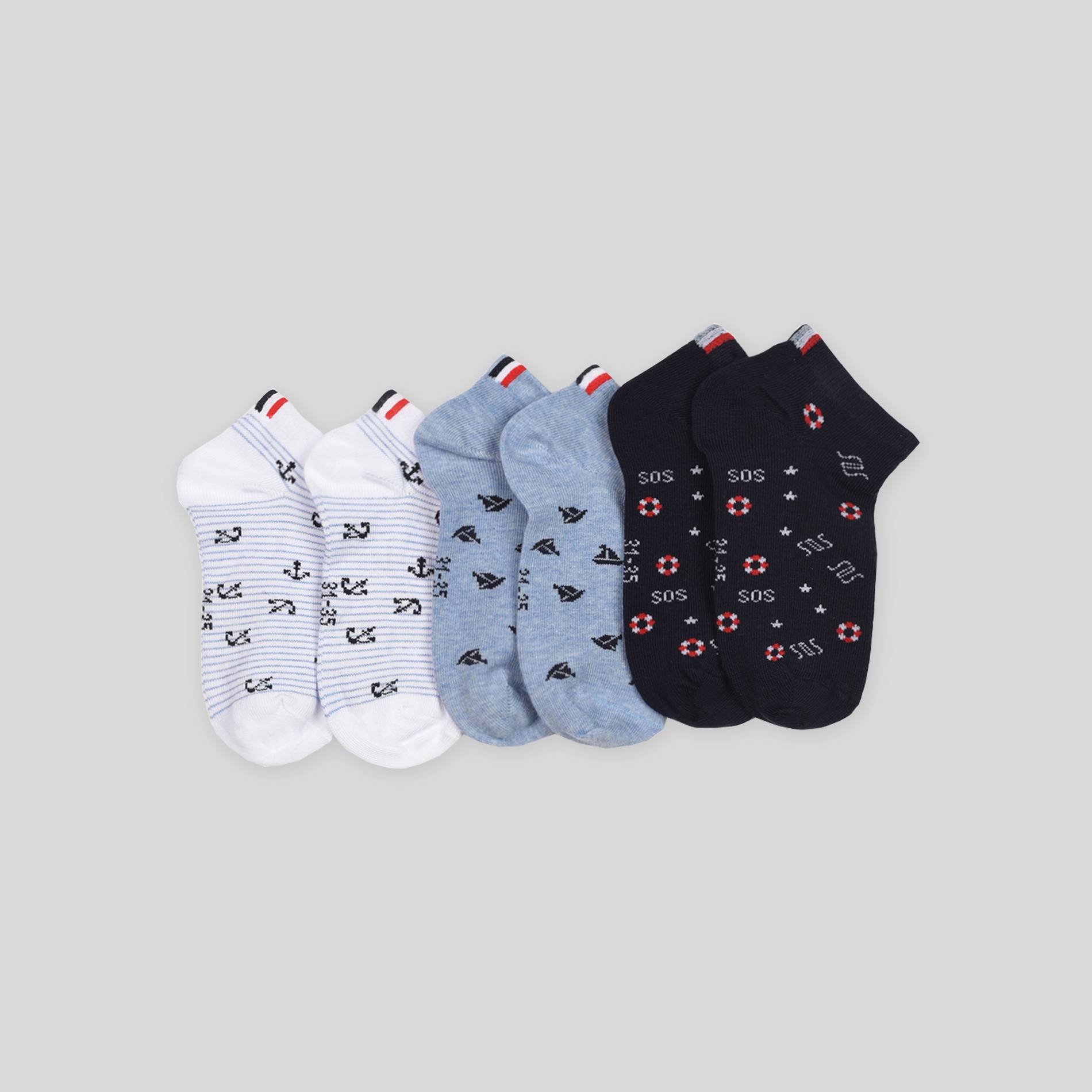 Lot de 3 chaussettes, Blanc, large image number 0.0
