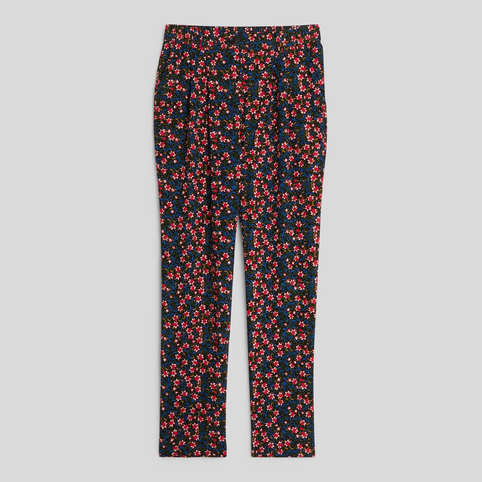 Pantalon carotte, Bleu marine, large image number 0