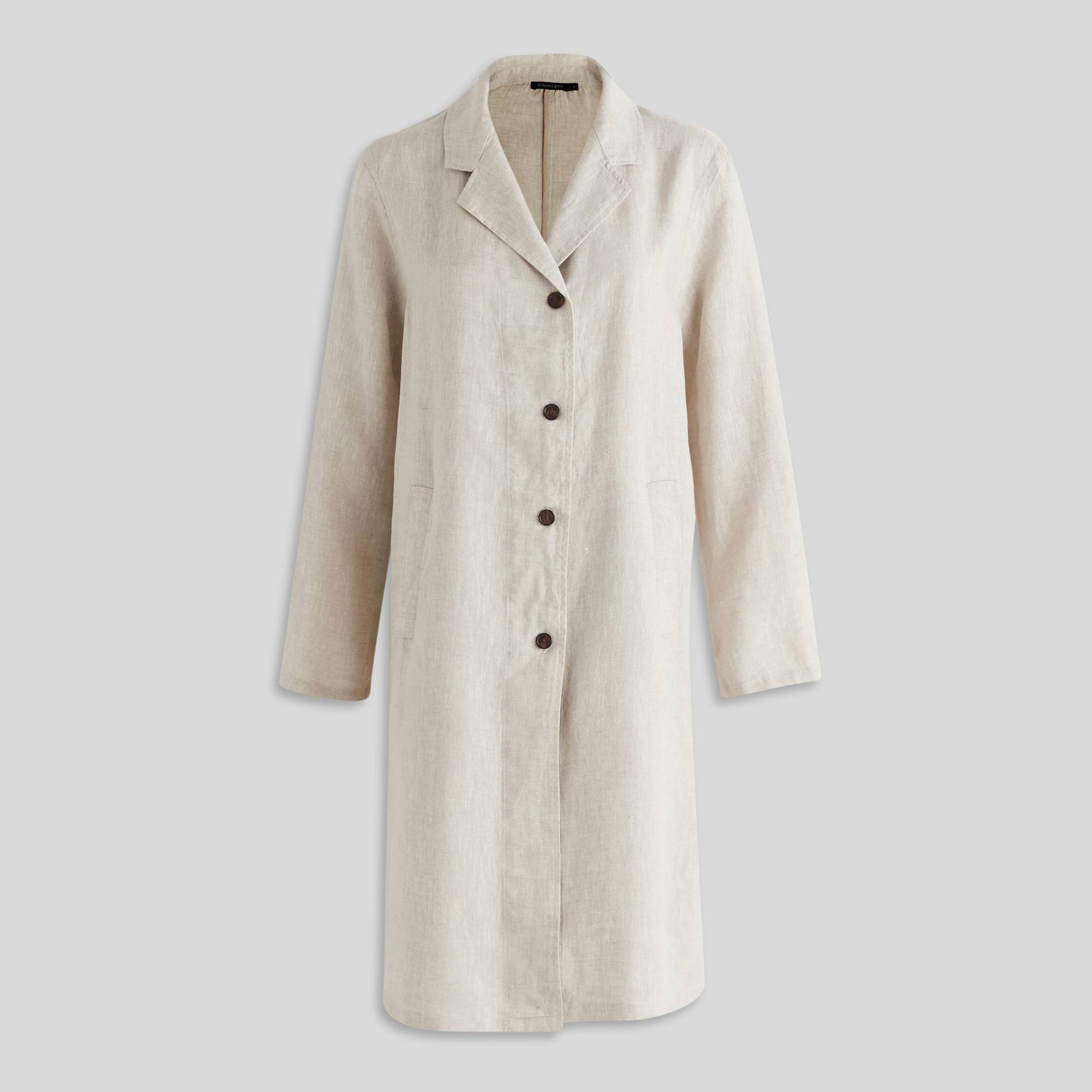 Manteau en lin, Bronze, large image number 0.0