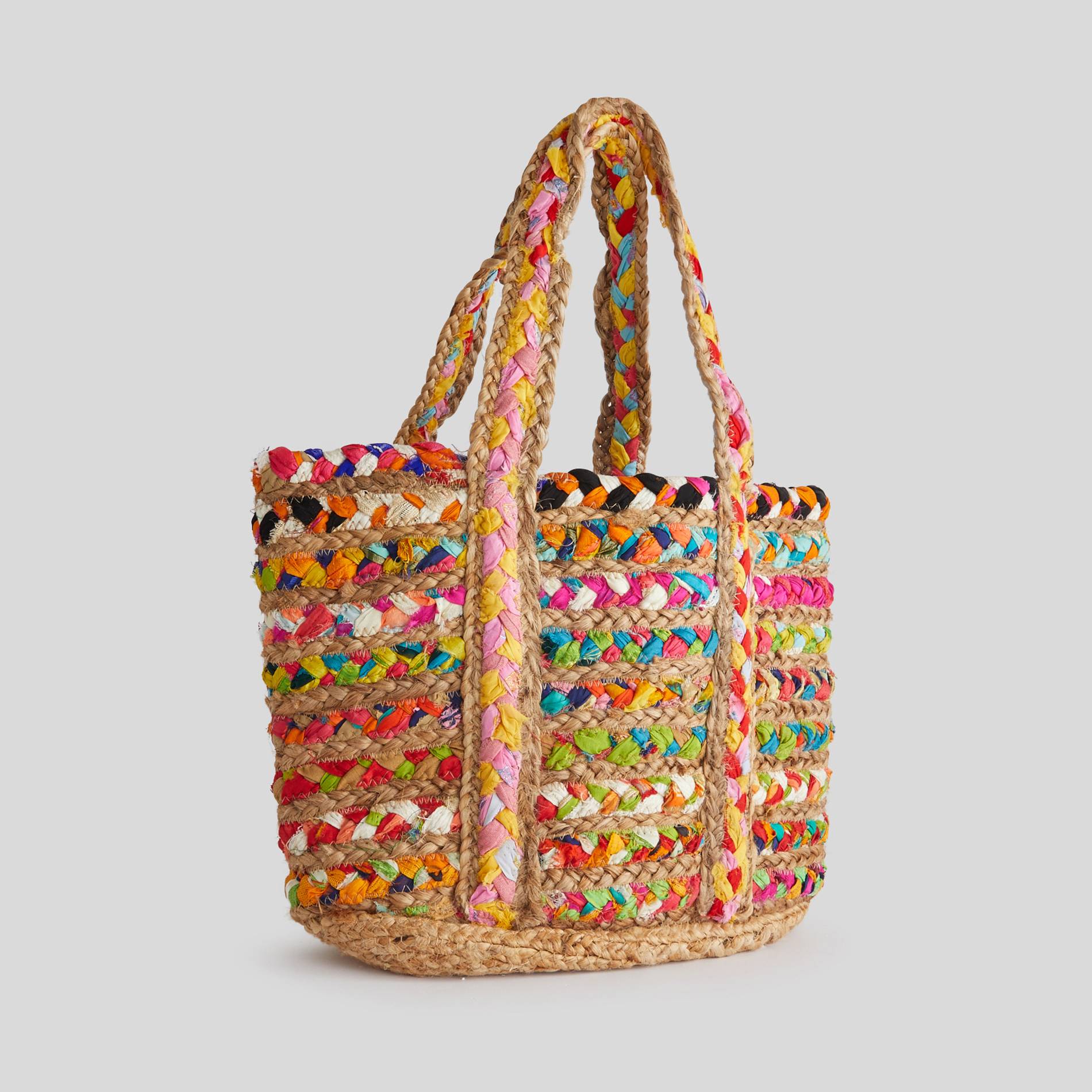 Cabas en jute, Coquille, large image number 1