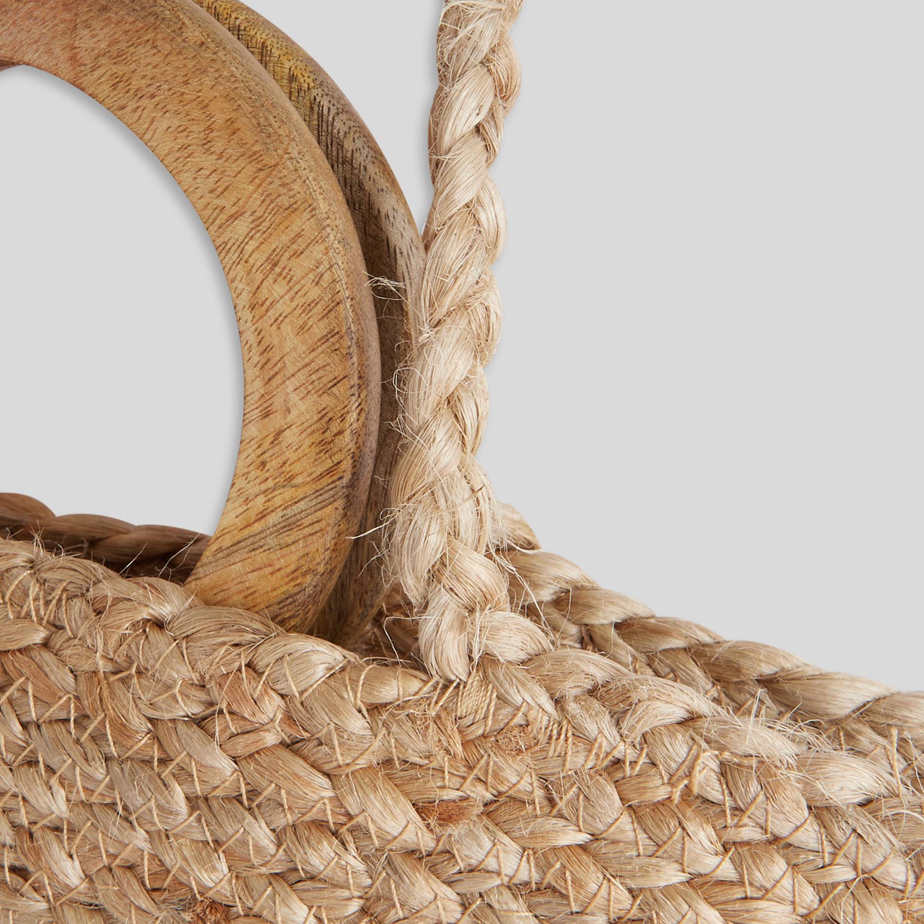 Mini panier en jute, Coquille, large image number 2