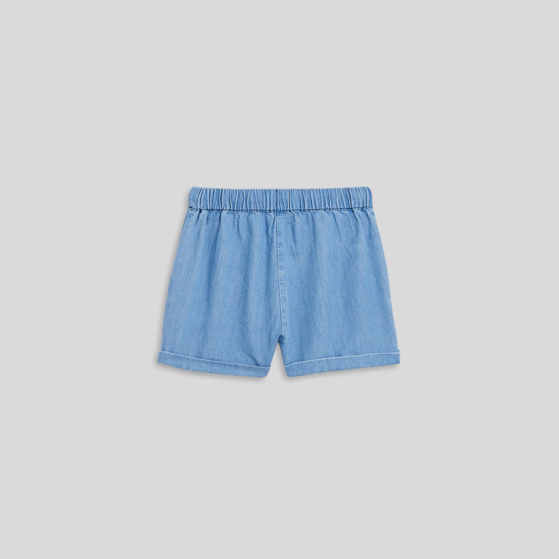 Short brodé, Bleu, large image number 1.0