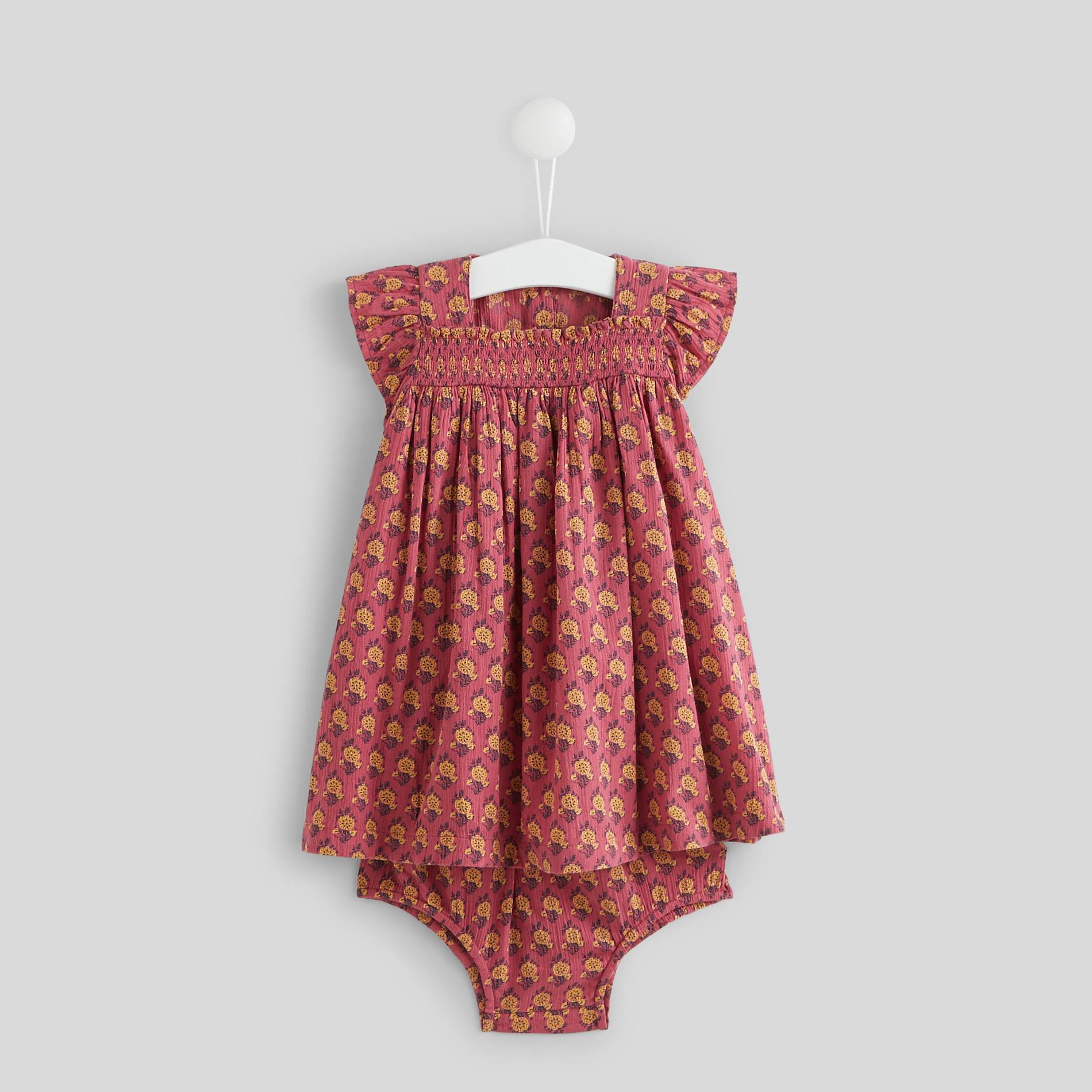 Robe imprimée, Cerise, large image number 0.0