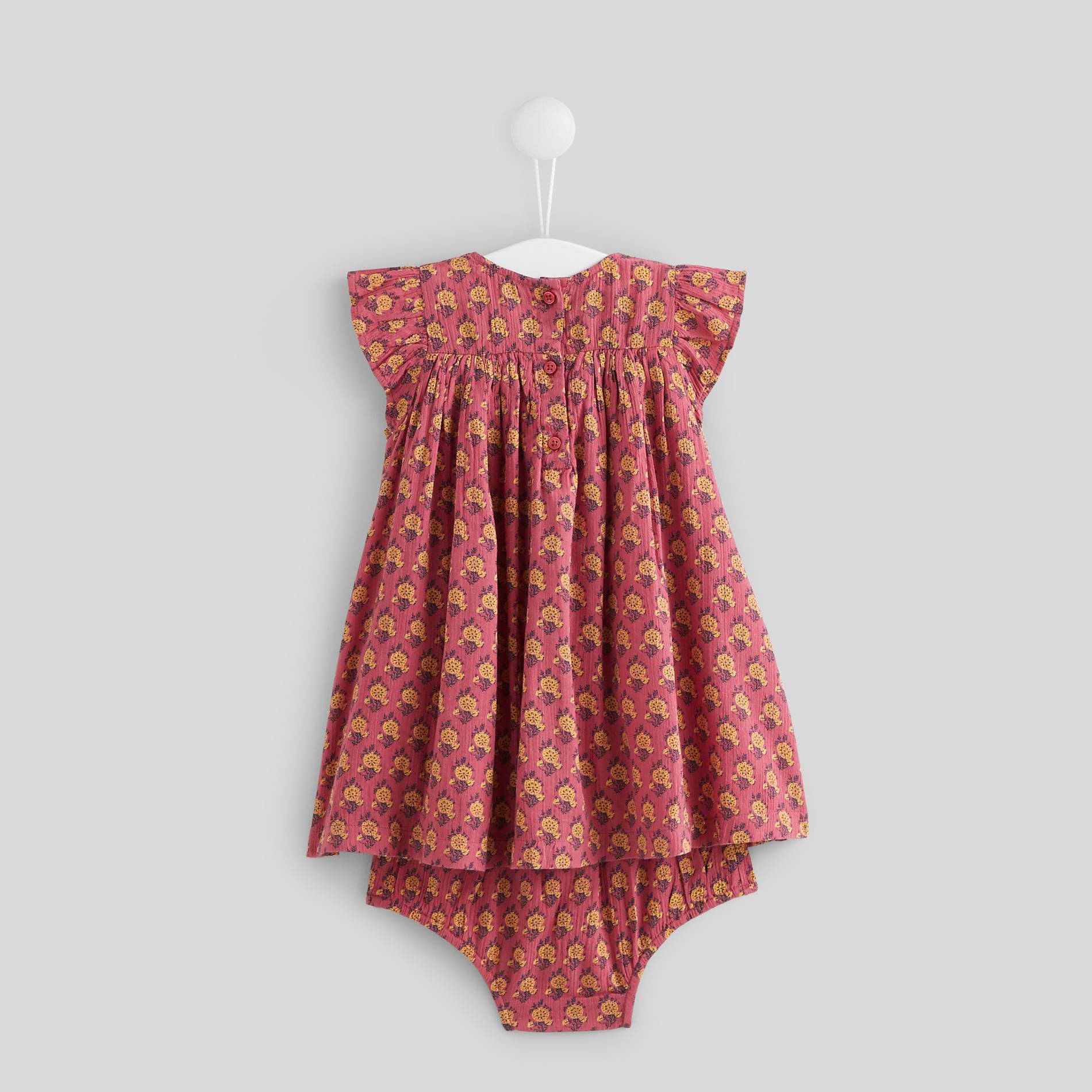 Robe imprimée, Cerise, large image number 1