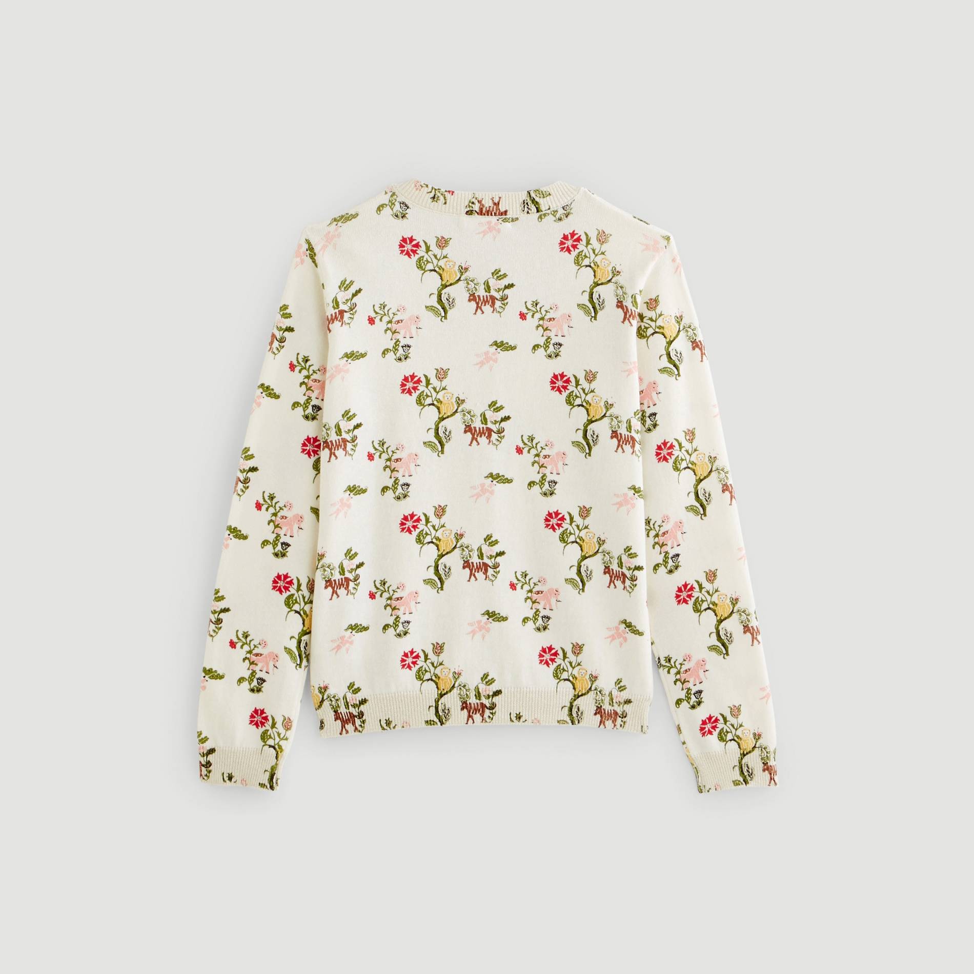 Cardigan imprimé, Blanc, large image number 1