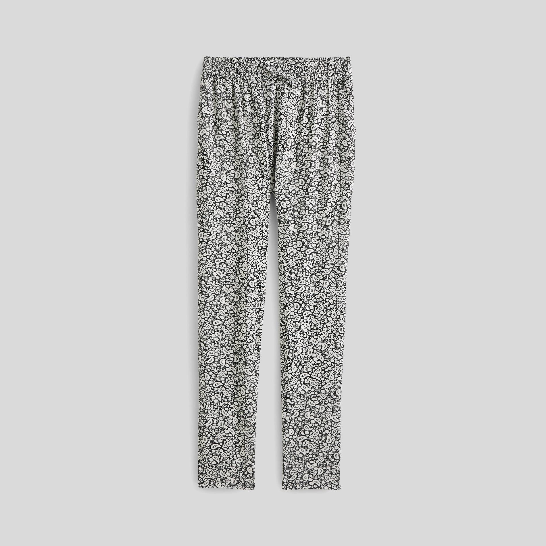 pantalon en viscose, Noir, large image number 1.0