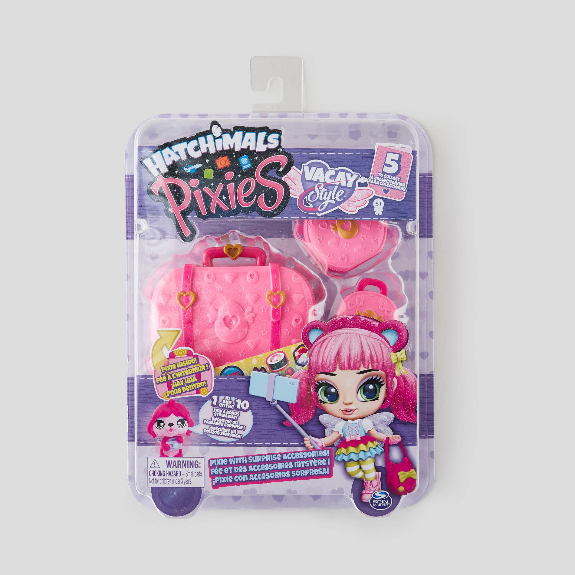 Hatchi Pixies, Vieux rose, large image number 0.0