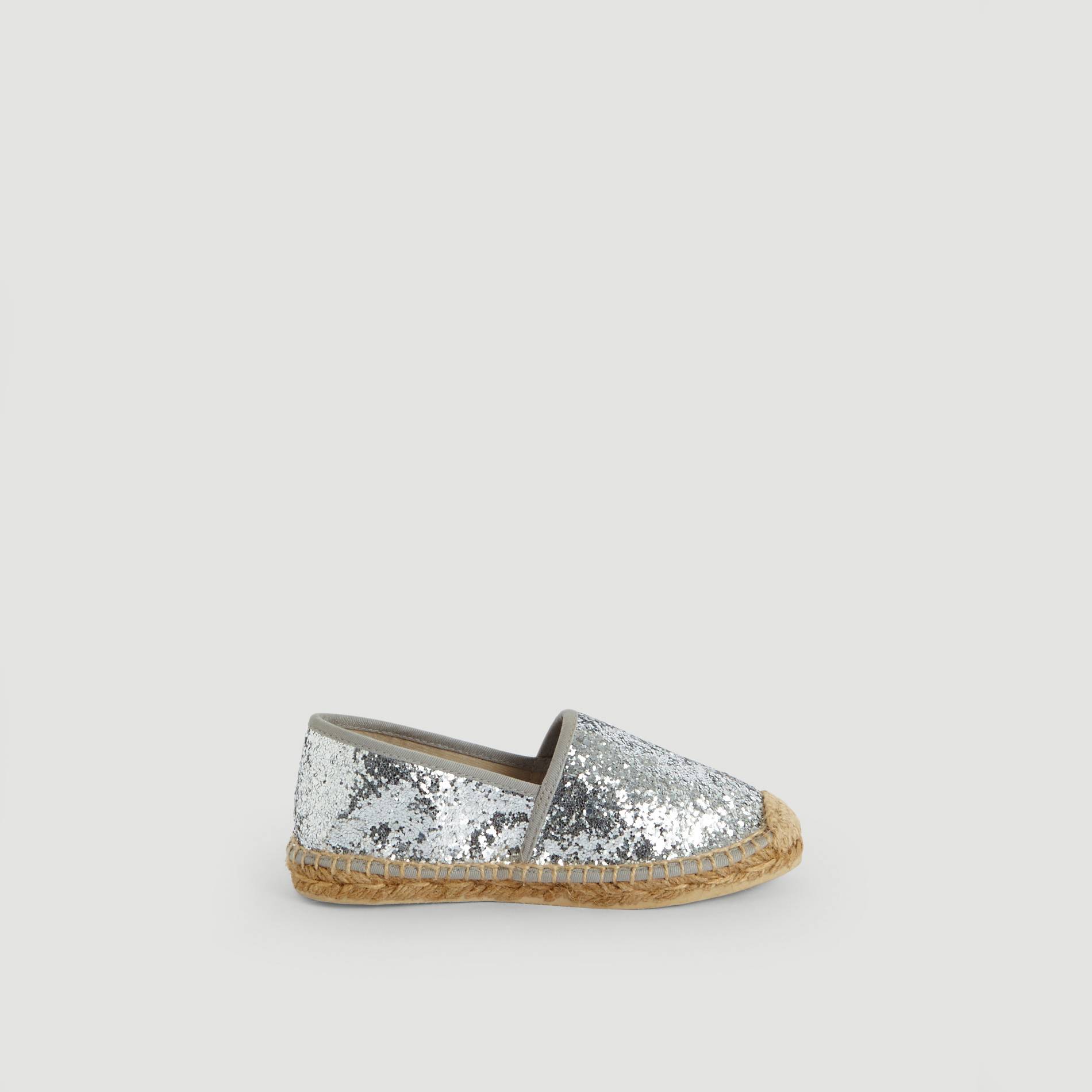 Espadrilles brillantes, Gris foncé, large image number 0.0