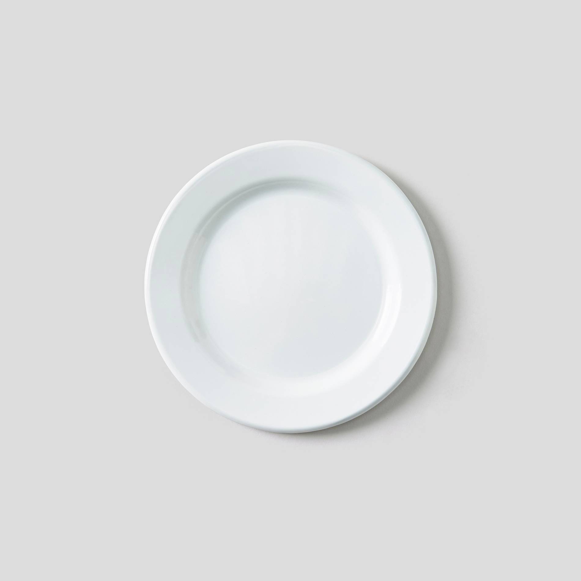 Assiette à dessert en métal, Blanc, large image number 0