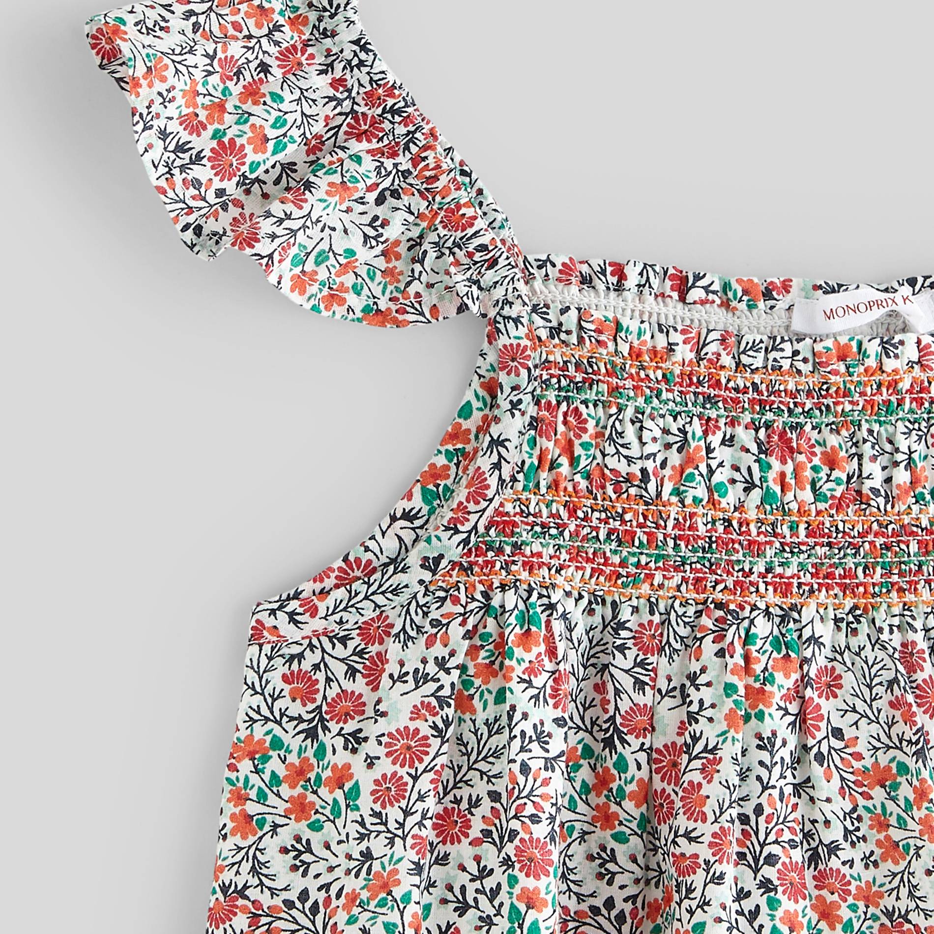 Roe imprimée, Ecru, large image number 2