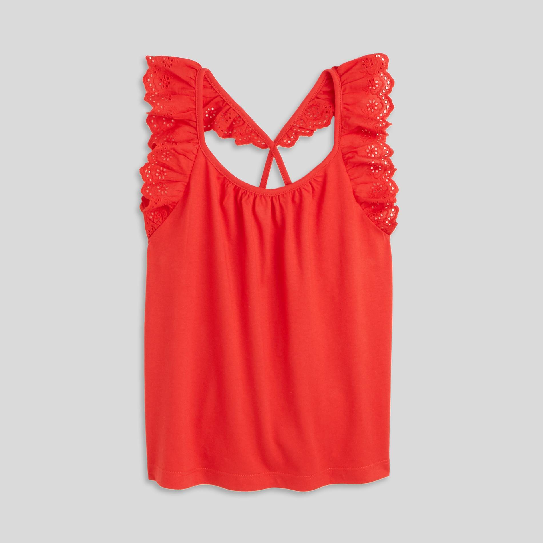 T-shirt bi-matière, Rouge, large image number 0