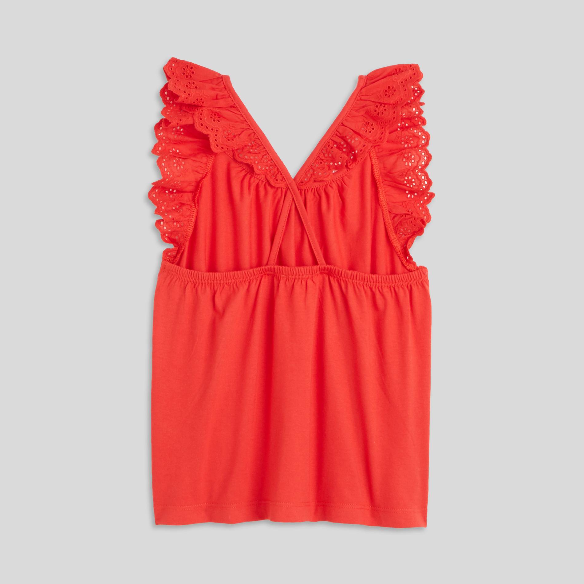 T-shirt bi-matière, Rouge, large image number 1