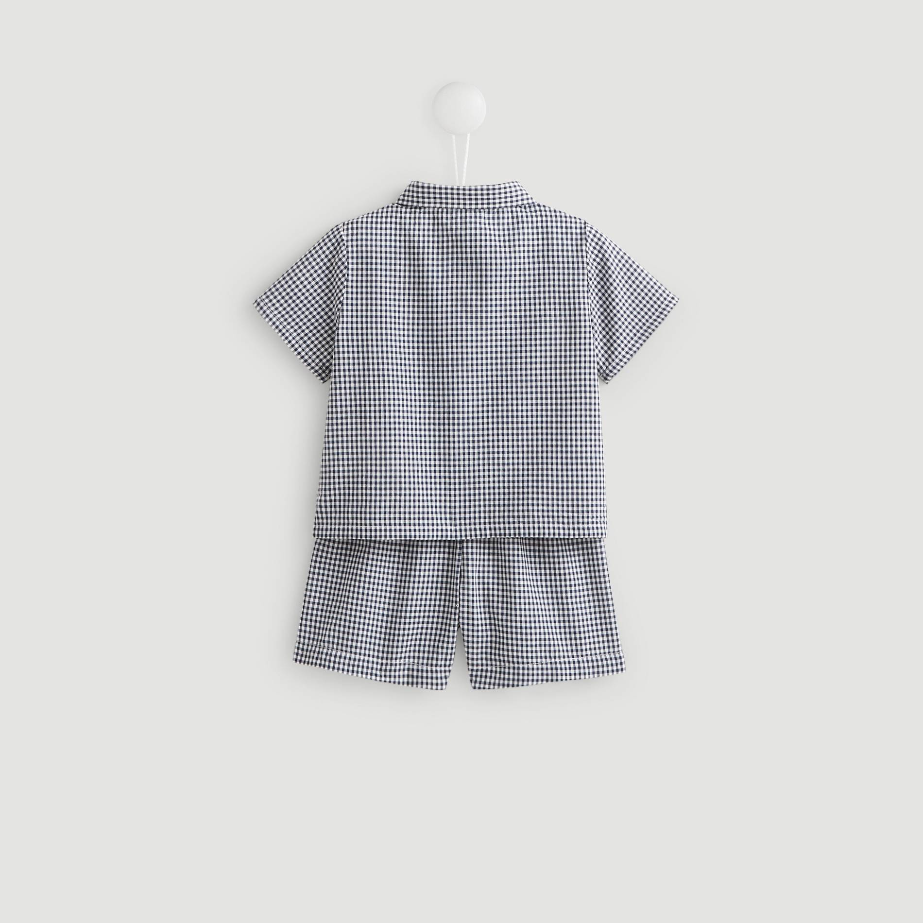 Pyjama vichy, Bleu marine, large image number 1.0