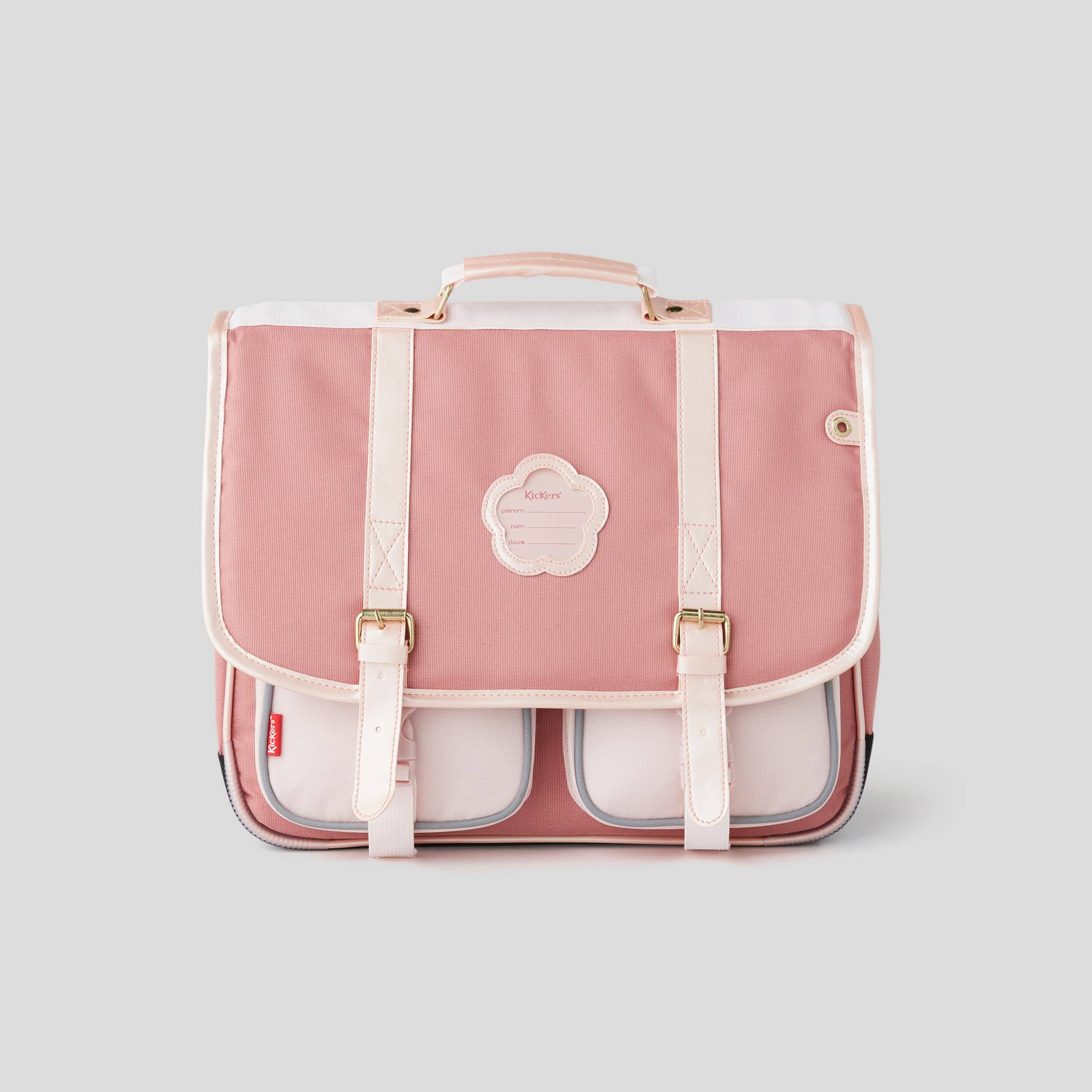 Cartable kickers rose, 38 x 16 x 34 xm, polyester, Rose, large image number 0